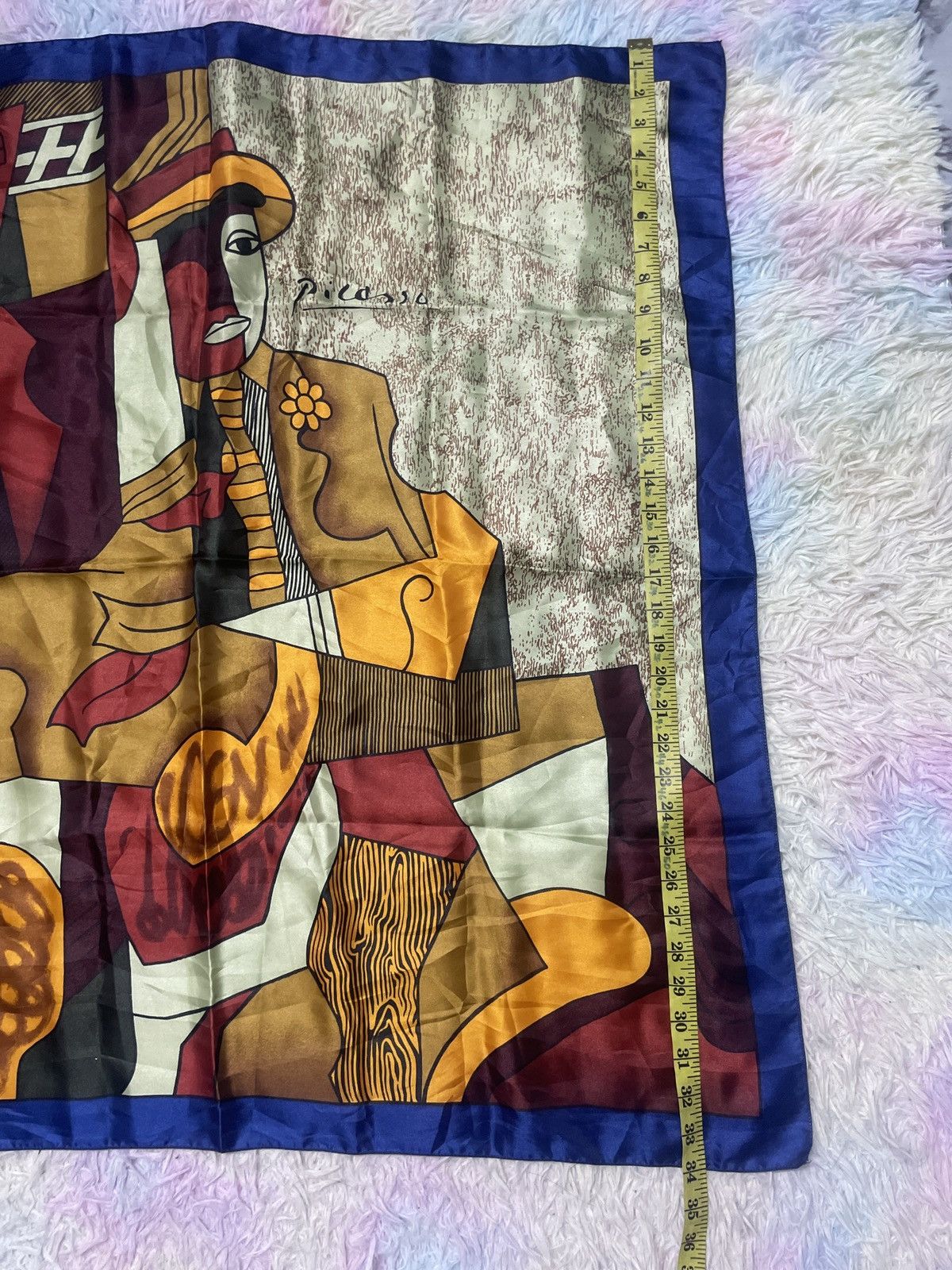 Vintage Vintage picasso silk Size ONE SIZE - 9 Thumbnail