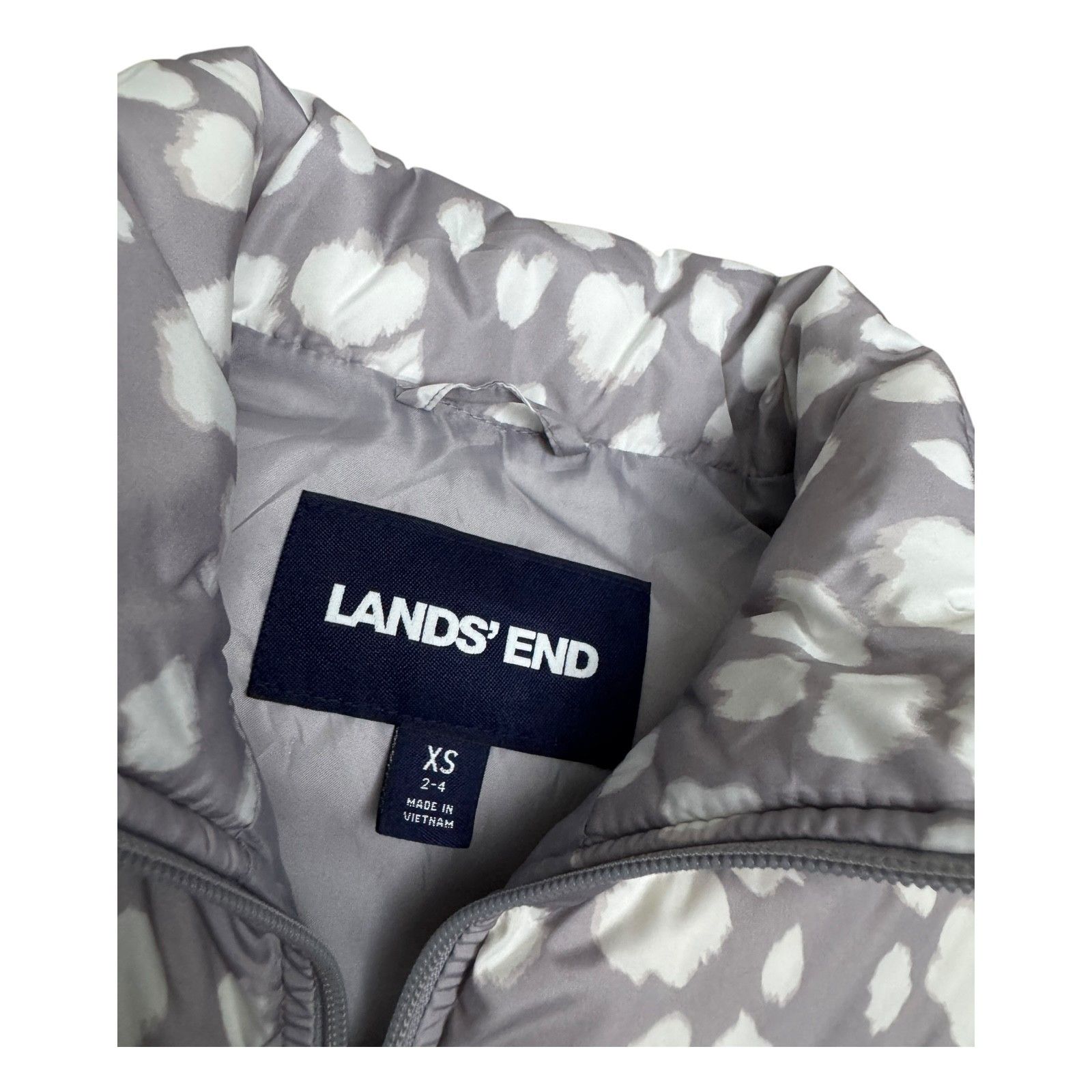 Lands' End LANDS END Down Fill Designer Winter Puffer Parka Vest XS Size XS / US 0-2 / IT 36-38 - 6 Thumbnail