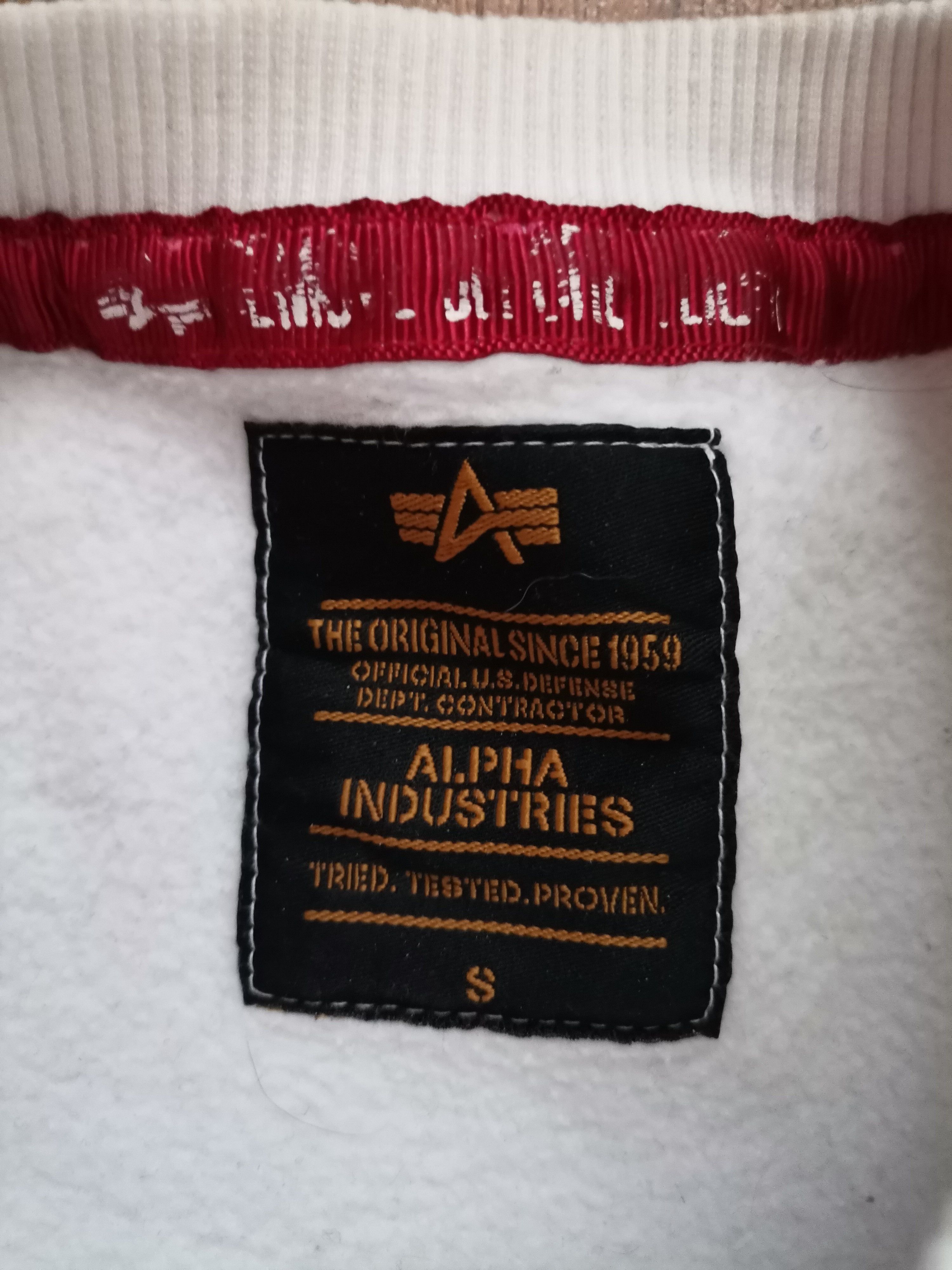 Alpha Industries Alpha Industries Sweatshirt Size US S / EU 44-46 / 1 - 3 Thumbnail