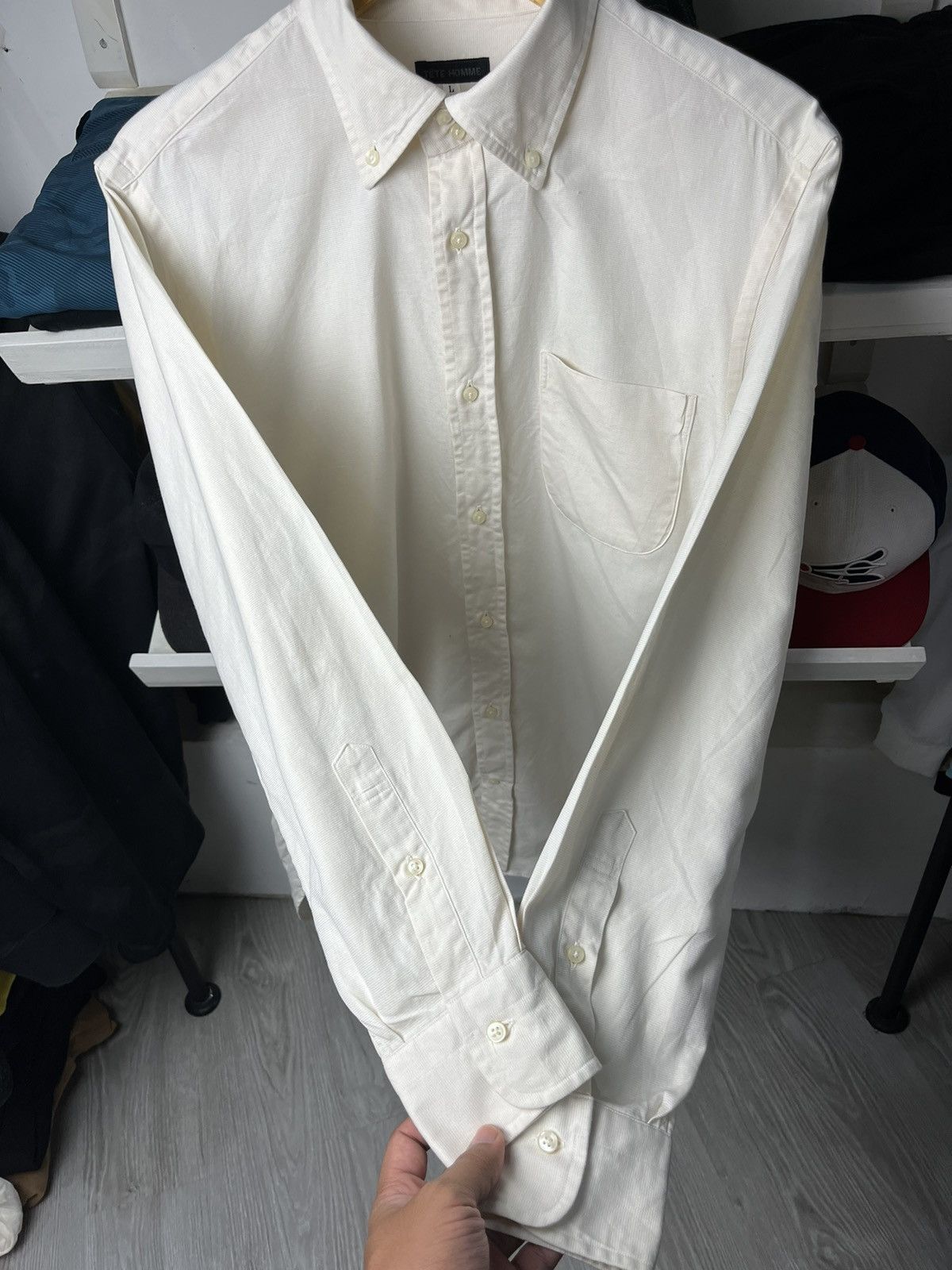 Issey Miyake Vintage Tete Homme Button up Shirt Size US L / EU 52-54 / 3 - 3 Thumbnail