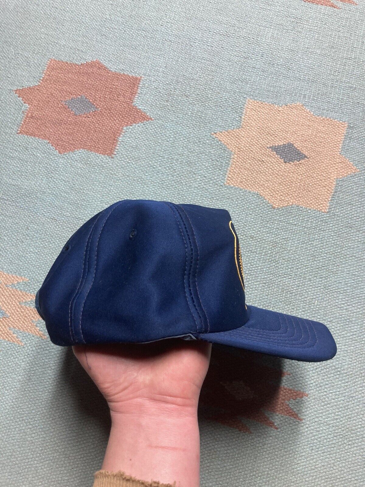 Vintage 80s SnapBa hat local 20 Lansing Michigan Union metal workers Size ONE SIZE - 8 Thumbnail