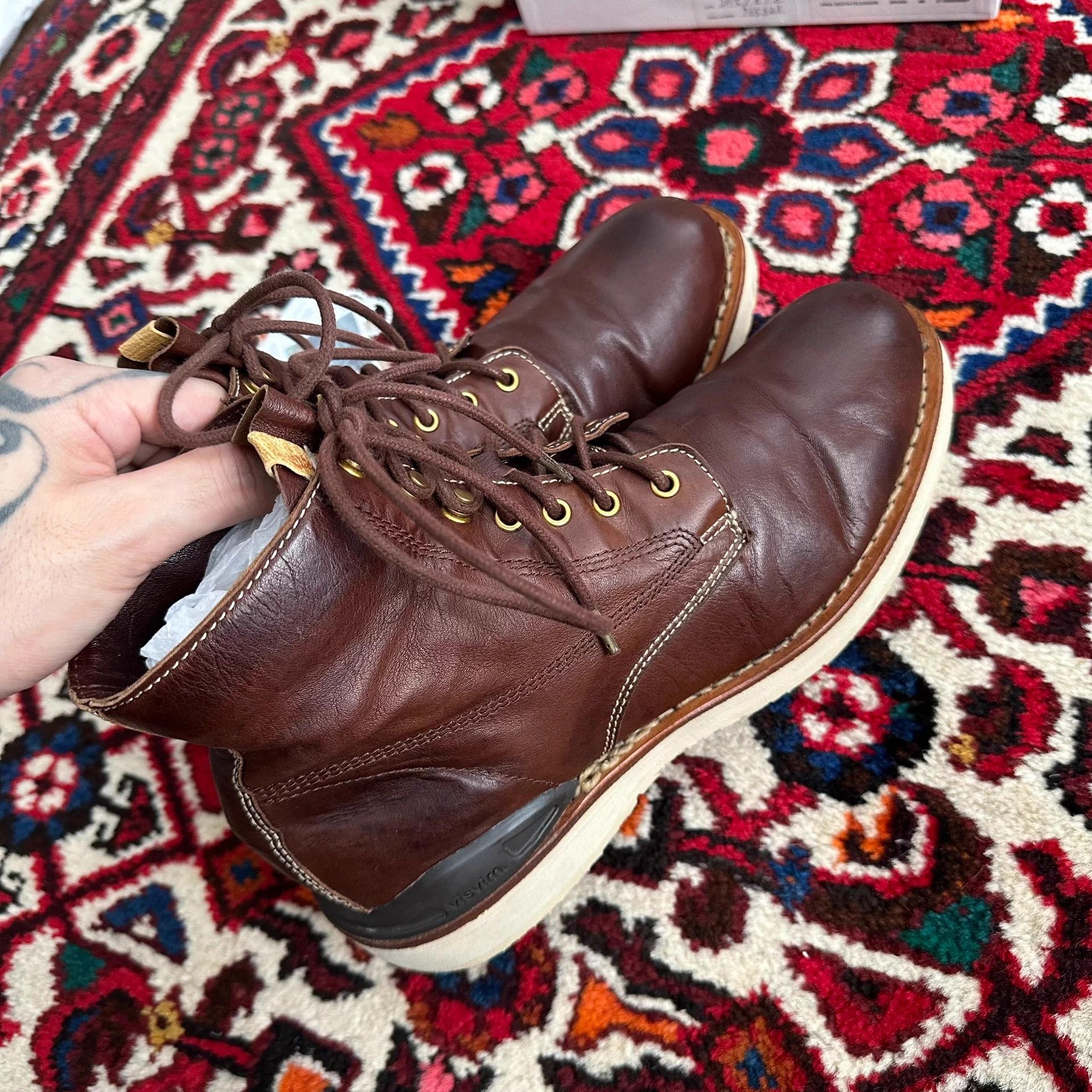 Visvim visvim 15aw virgil brown kangaroo leather boots m9 Size US 9 / EU 42 - 7 Thumbnail