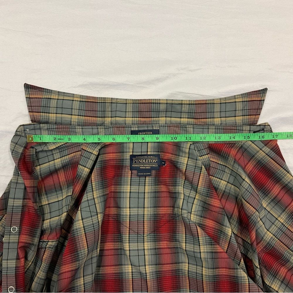 Pendleton × Vintage PENDLETON Frontier Long Sleeve Western Yoke Shirt Red Plaid Size US M / EU 48-50 / 2 - 4 Thumbnail