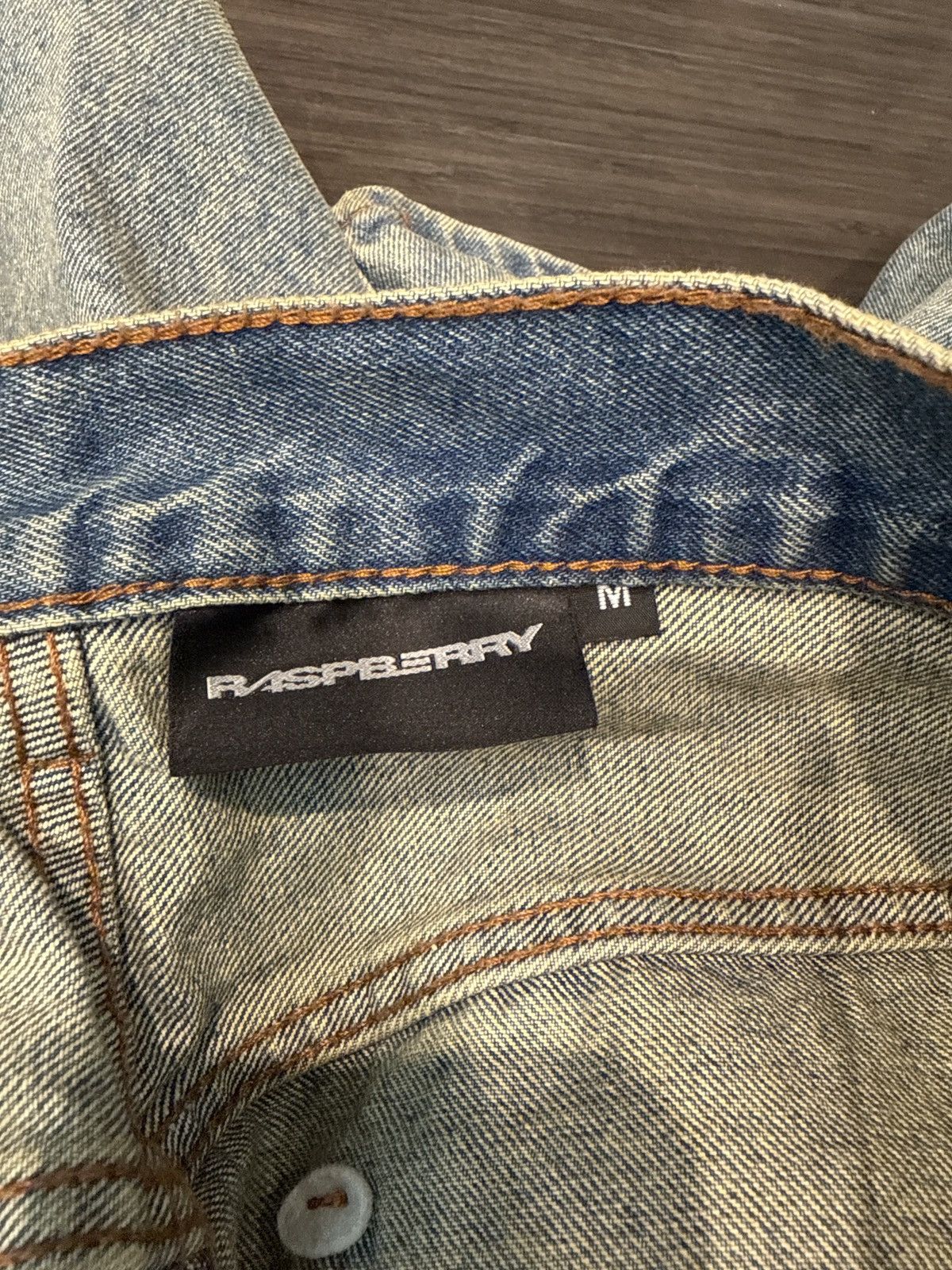 The GV Gallery GVGallery Raspberry Hills Dirty Jean Shorts Size US 32 / EU 48 - 3 Thumbnail