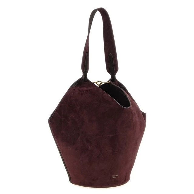 KHAITE KHAITE Lotus Small Bordeaux Tote Bag New Size ONE SIZE - 2 Thumbnail