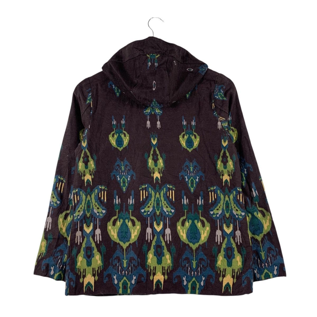 Japanese Brand AMINA Japanese Brand Pattern Overprint Hooded Coat Size S / US 4 / IT 40 - 2 Thumbnail