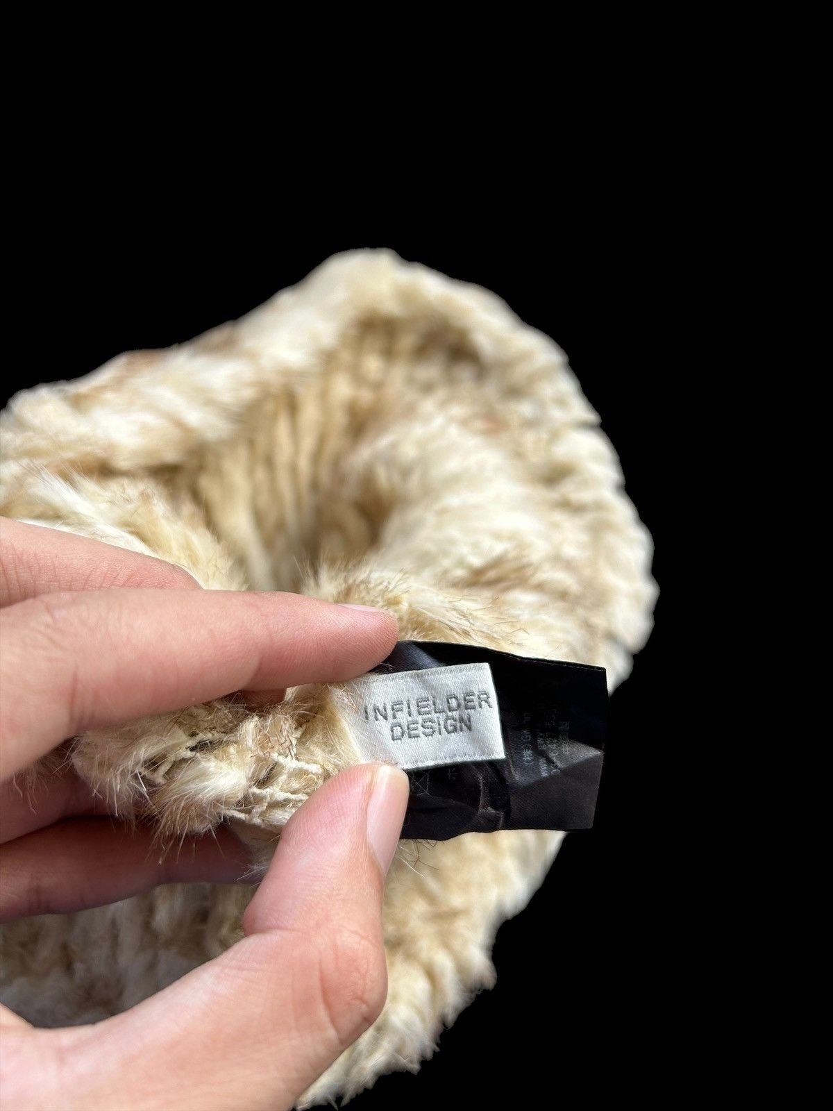 Japanese Brand × Kapital × Vintage BEAMSBOY X INFIELDER DESIGN JAPANESE STYLE FUR RARE BEANIE ☠️ Size ONE SIZE - 5 Thumbnail