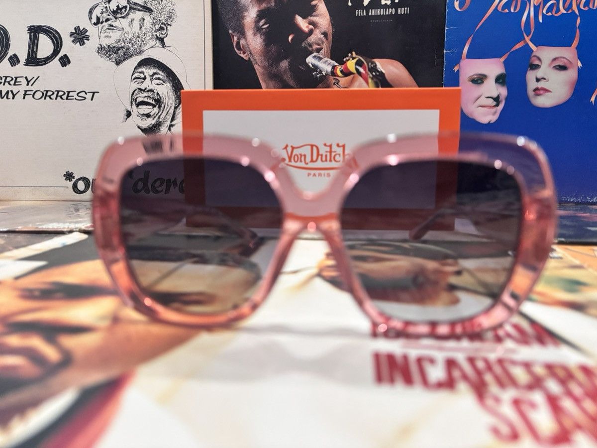 Von Dutch VON DUTCH PARIS EYEWEAR WOMENS CATHERINE PINK GOLD Size ONE SIZE - 1 Thumbnail