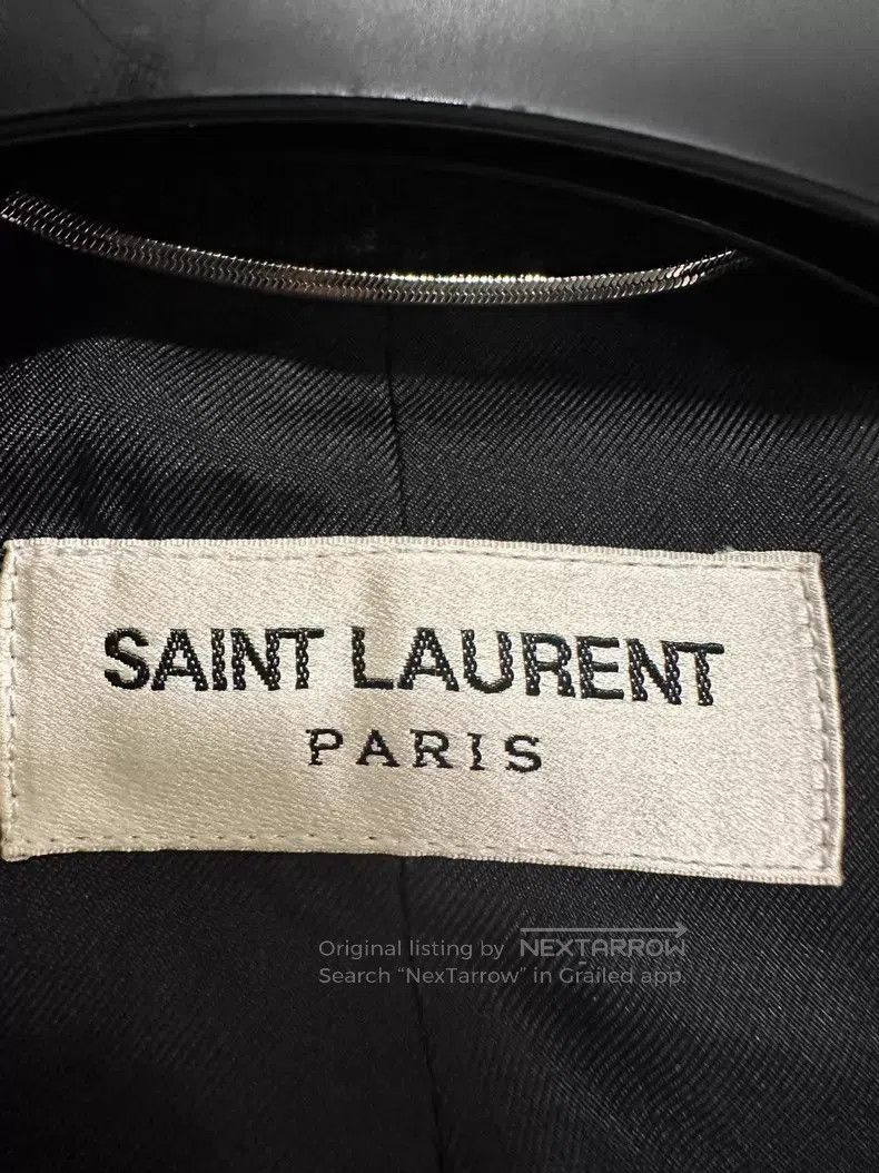 Saint Laurent Paris Saint Laurent Paris Gray wool suit jacket Size US S / EU 44-46 / 1 - 2 Thumbnail
