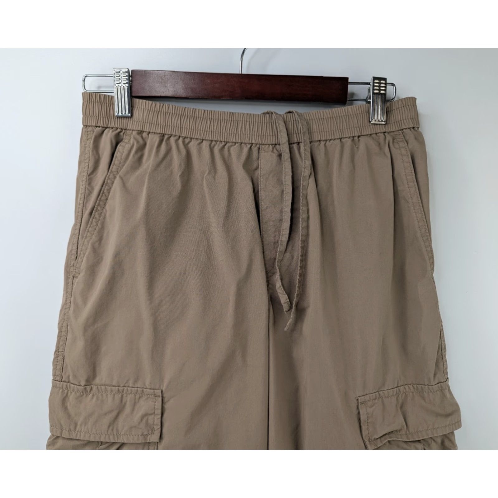 Uniqlo Uniqlo Pants Cargo Women S Brown Beige Easy Drawstring Regular Size S 458340 Size 28" / US 6 / IT 42 - 2 Thumbnail