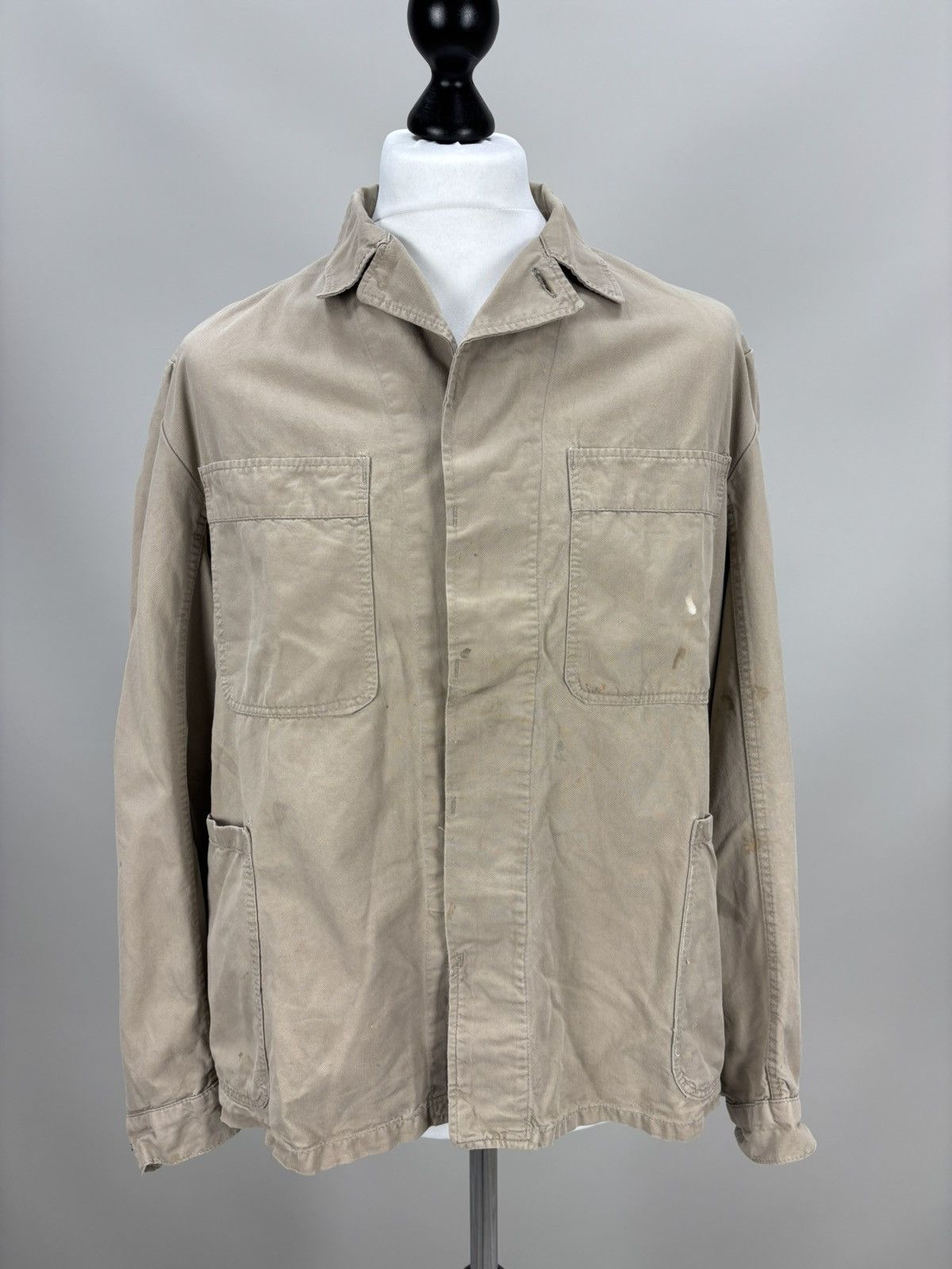 Le Laboureur Mens workwear jacket Y2k Sanfor Size 52 Color Brown Size US L / EU 52-54 / 3 - 2 Thumbnail