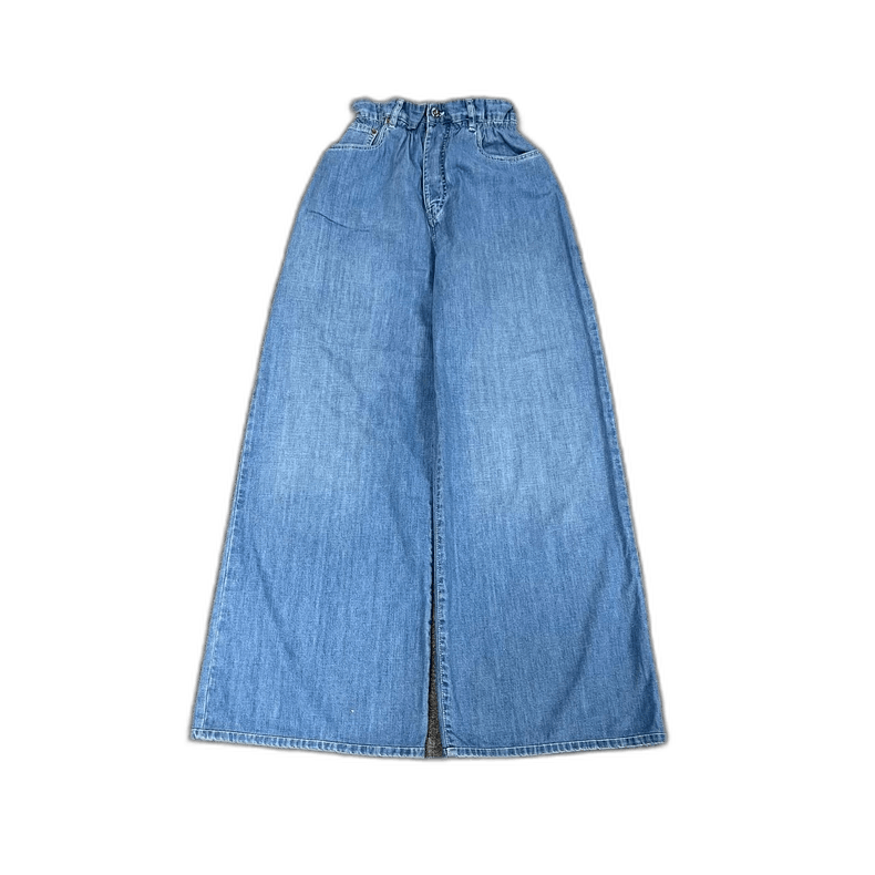 Miu Miu Miu Miu Logo Embroidered Wide-Leg Jeans | Grailed