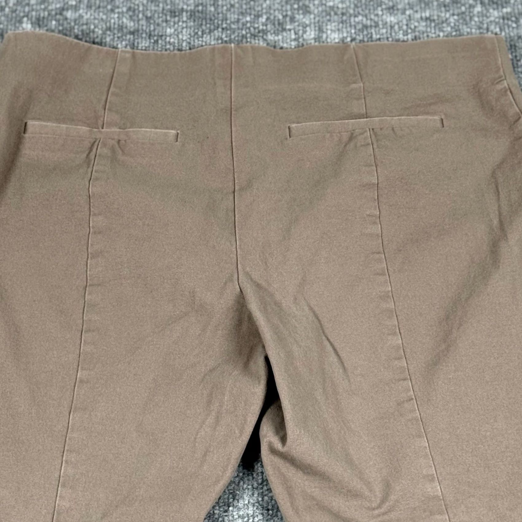 Vintage A New Day Pants Women 14 Beige WorkWear Tapered Elastic Waistband Side fly hook Zip Size 36" / US 14 / IT 50 - 4 Thumbnail