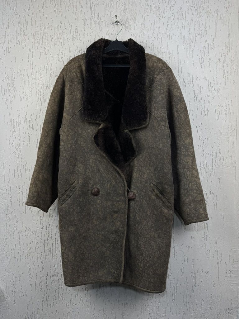 Fendi Fendi Roma Vintage 80s Fur Shearling Coat Size 40IT Brown Size US L / EU 52-54 / 3 - 16 Thumbnail