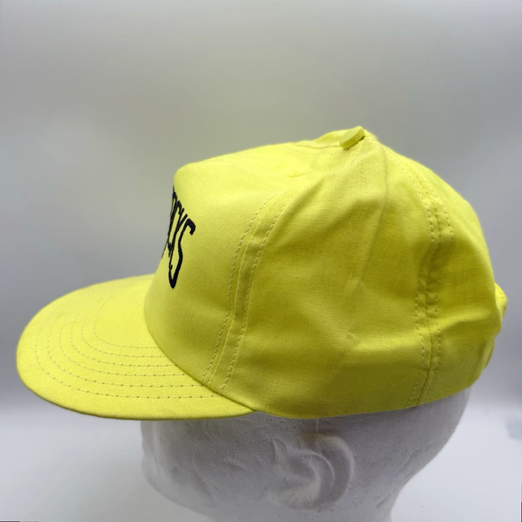 Vintage VINTAGE Boondocks USA Trucker Hat Snapback OSFA Neon Yellow Unisex Adults Adjustable Hat Mens Womens Boys Girls Size ONE SIZE - 6 Thumbnail