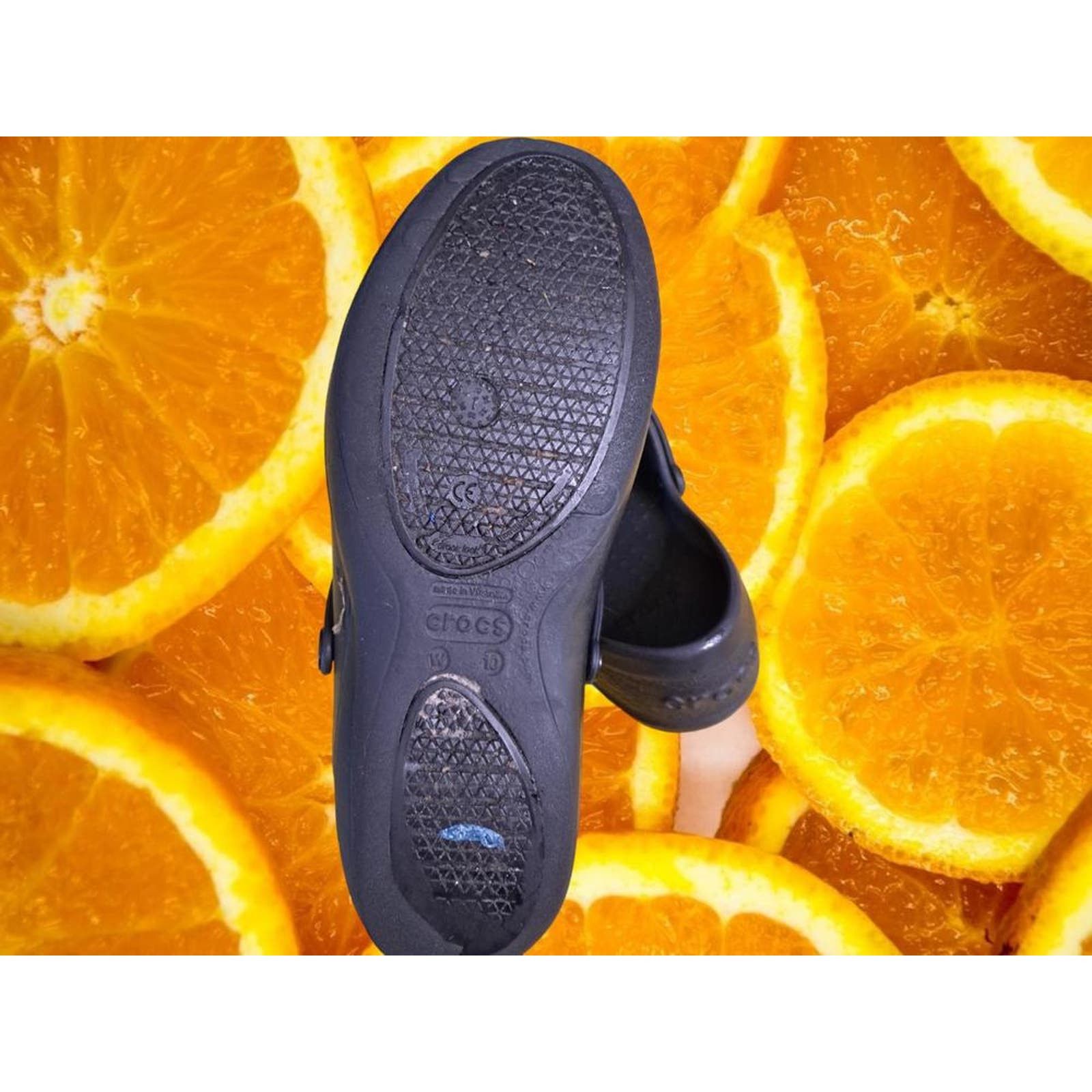 Crocs Black‎ Croc Flat Slip On Shoes Size 10W Size US 10 / IT 40 - 7 Thumbnail
