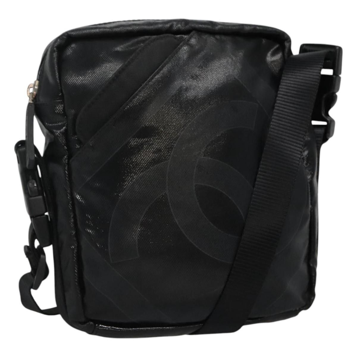 Chanel Sport Line Black Canvas Shoulder Bag (Pre-Owned) Size ONE SIZE - 1 Thumbnail