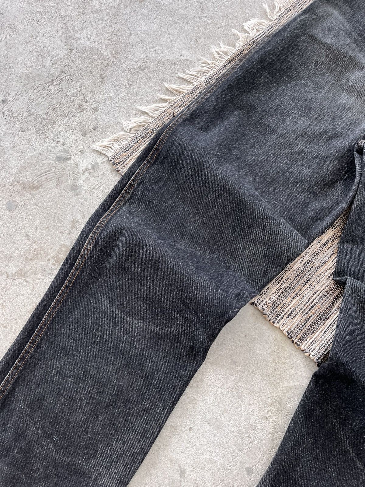 Cowboy Equipment Vintage Cowboy Denim Jeans Black Grey Marlboro Pants Y2K Size US 32 / EU 48 - 14 Thumbnail