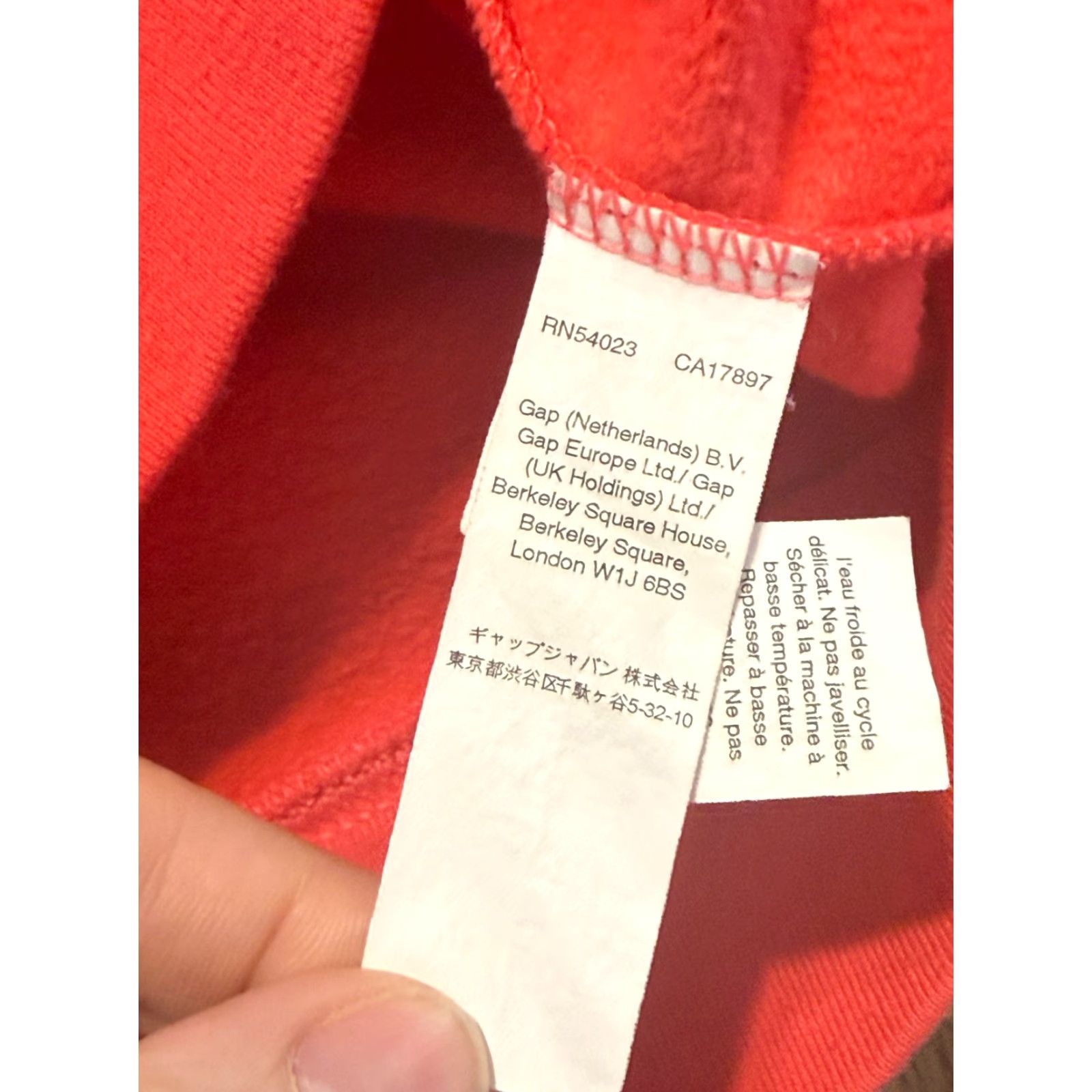 Gap GAP Hoodie Women's Medium Pink Sweatshirt Long Sleeve Pullover Regular Fit - Casual, Pullover, Fall/Spring/Summer, Modern Style, Pink Hoodie, Women Size M / US 6-8 / IT 42-44 - 5 Thumbnail