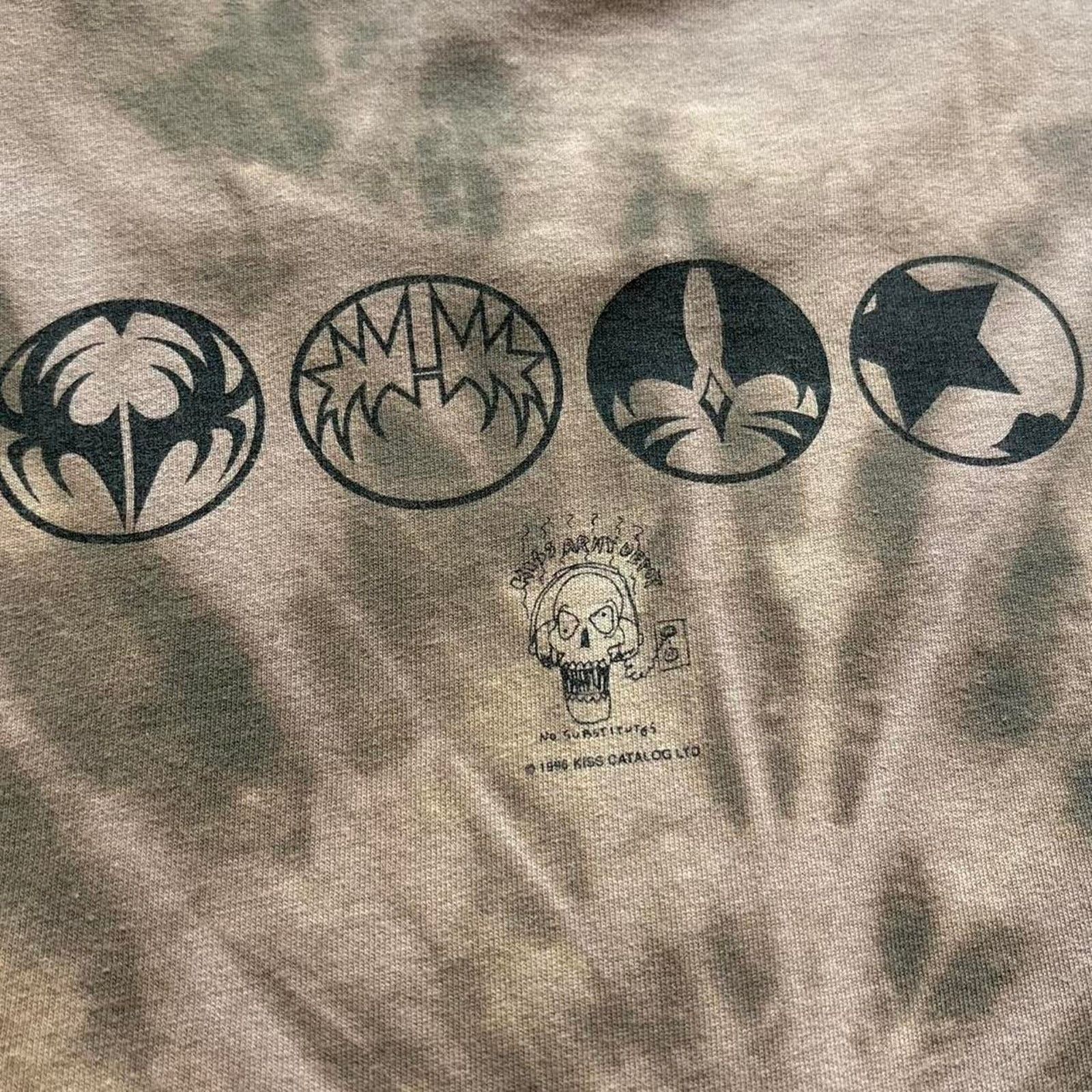 Gildan Vintage 1990s kiss army Size US XL / EU 56 / 4 - 4 Thumbnail