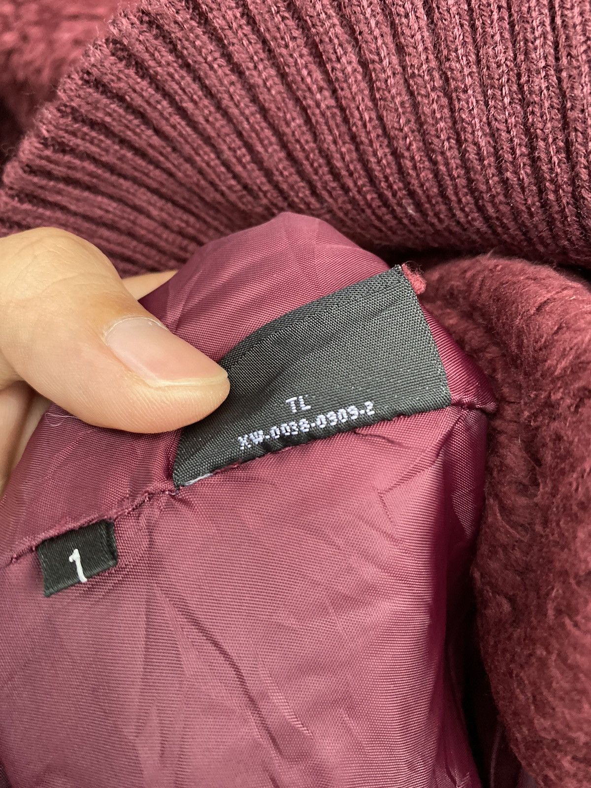 If Six Was Nine Sly Burgundy Fur Hood Parka Jacket Winter Coat Toggle Button Size US S / EU 44-46 / 1 - 21 Thumbnail