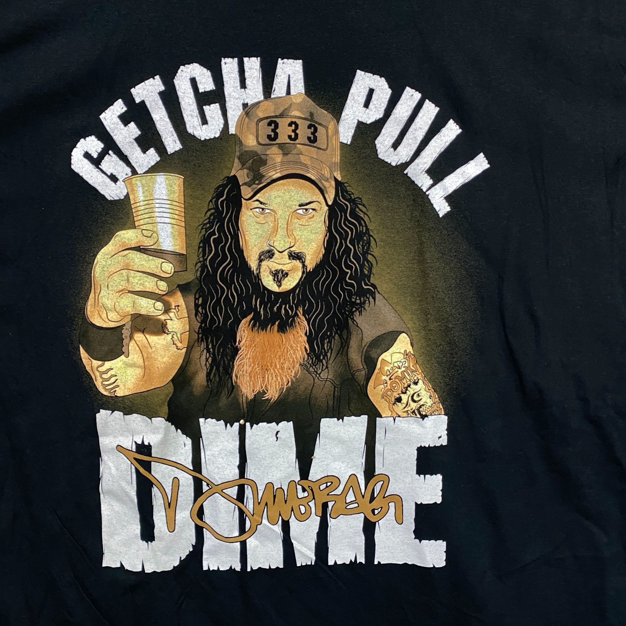 Band Tees Dimebag Darrell Getcha Pull Dime North American Tour Tee 2XL Size US XXL / EU 58 / 5 - 2 Thumbnail