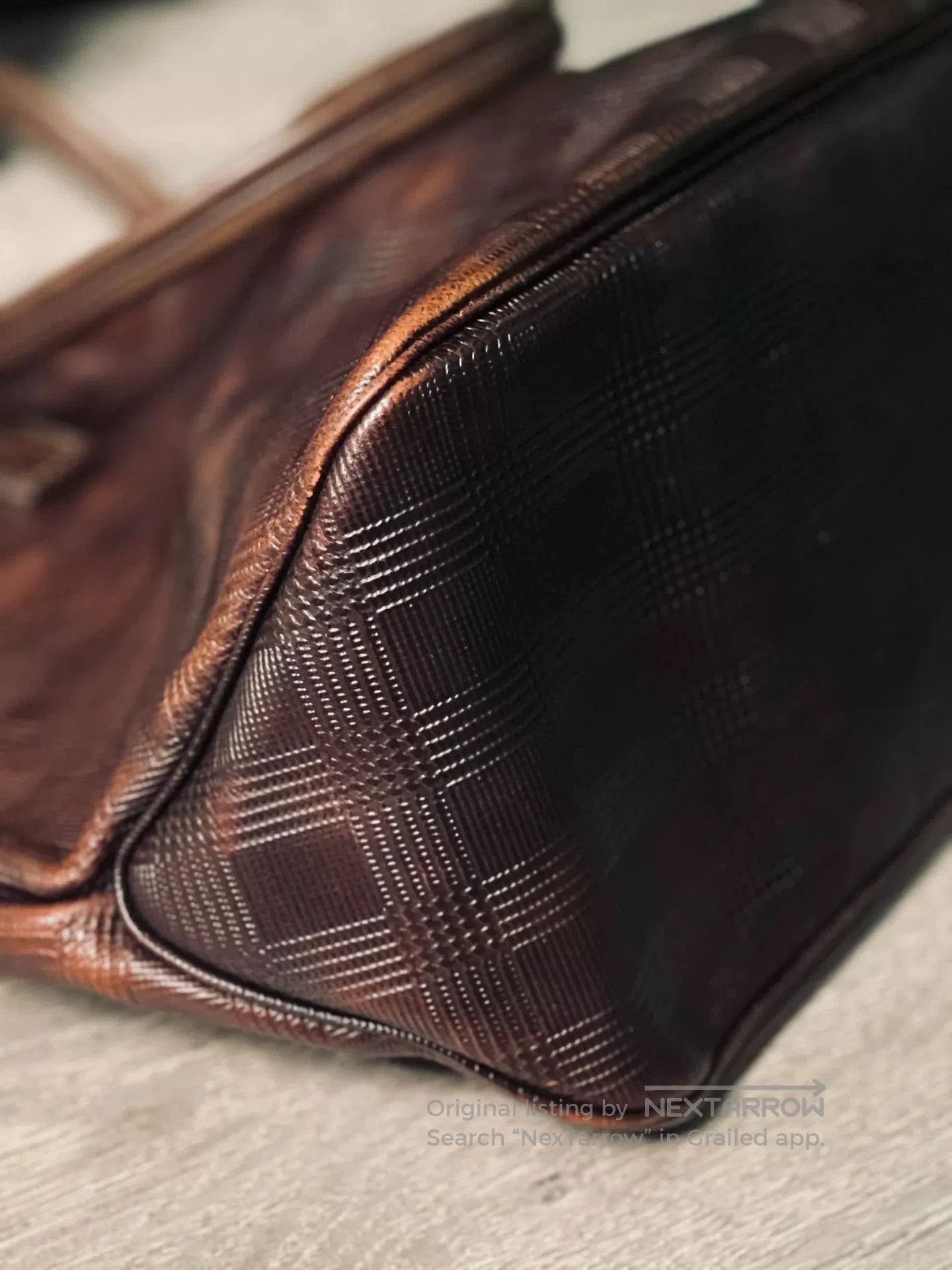 Visvim visvim chocolate leather homer tote bag. Size ONE SIZE - 7 Thumbnail