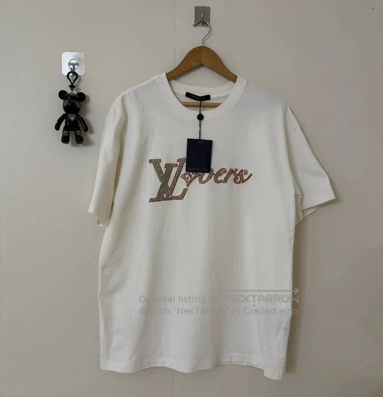 Louis Vuitton Louis Vuitton LV Pharrell Crystal Embellished Tee. Size US XL / EU 56 / 4 - 1 Thumbnail