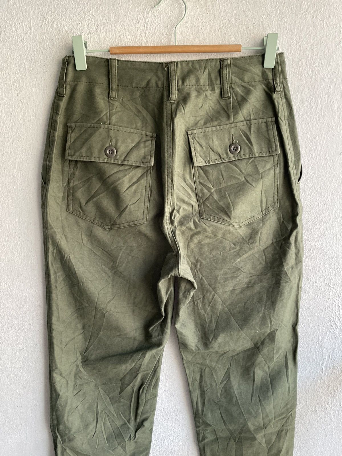 Japanese Brand × Vintage Japan fatigue hbt baker pants Size US 28 / EU 44 - 7 Thumbnail