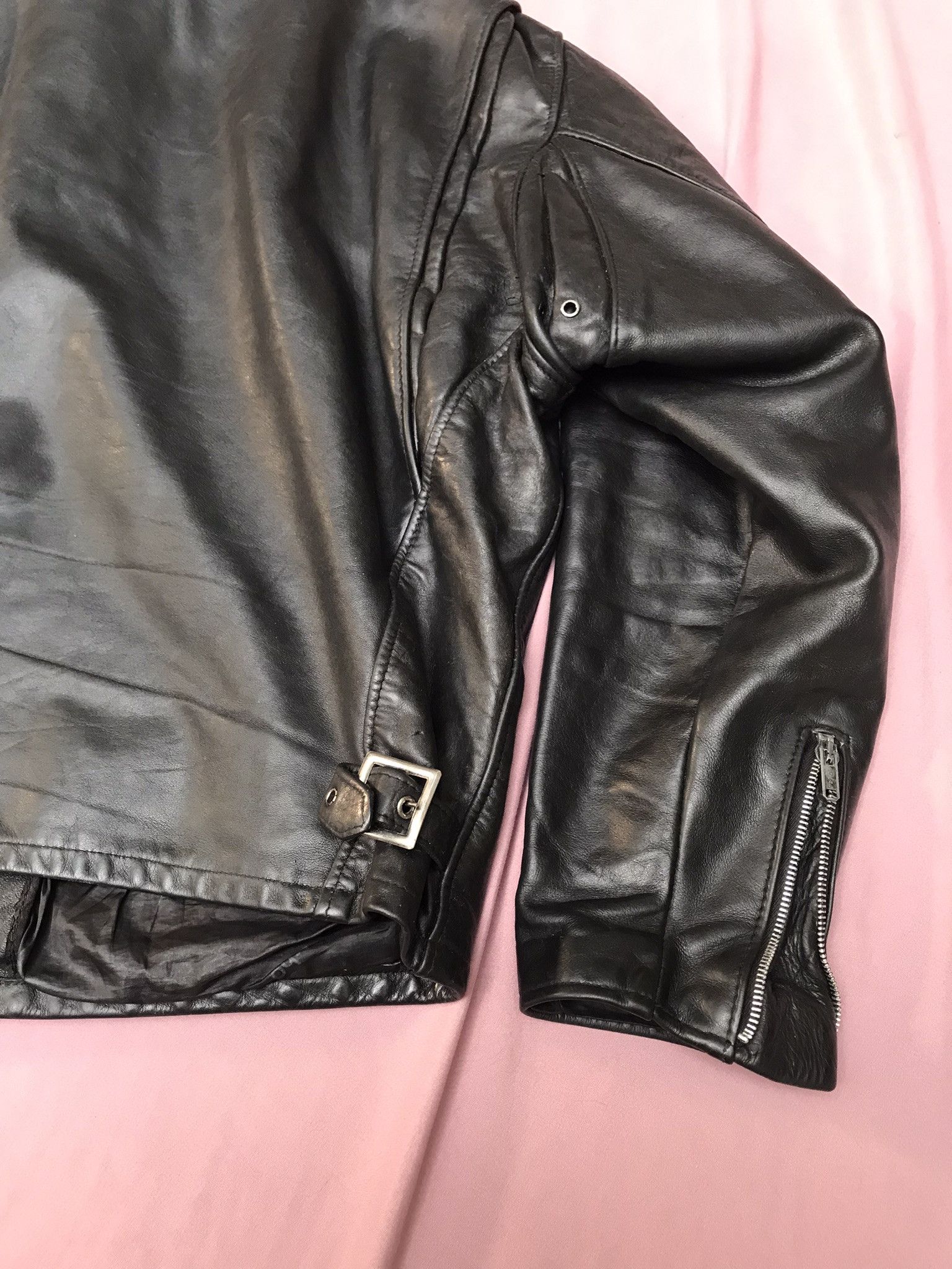 Schott SCHOTT NYC LEATHER CAFE RACER JACKET MADE IN USA Size US XL / EU 56 / 4 - 6 Thumbnail