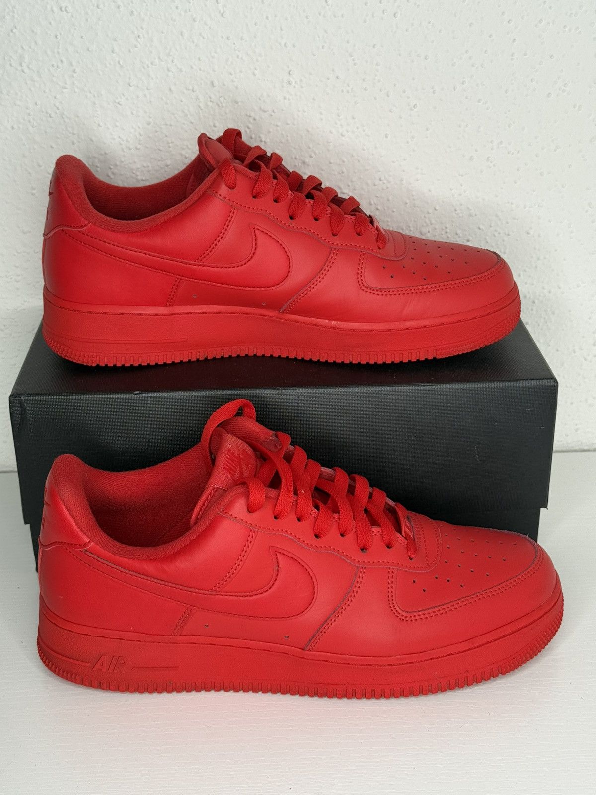Nike Nike Air Force 1 Low Triple Red Size US 11 / EU 44 - 5 Thumbnail