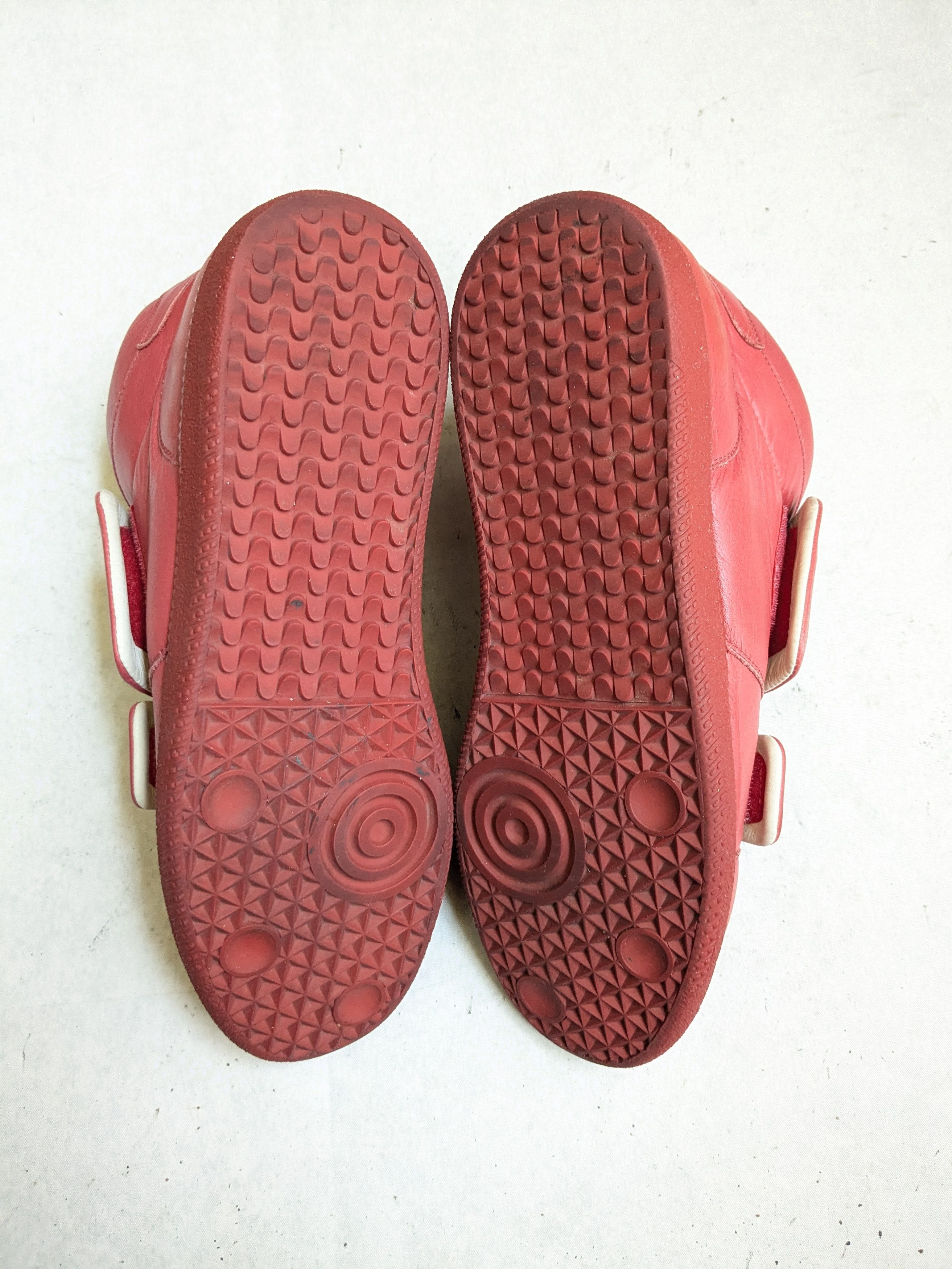 Maison Margiela Maison Margiela Clinic Sneakers Red 11 44 Mid Tops Leather Size US 11 / EU 44 - 17 Thumbnail