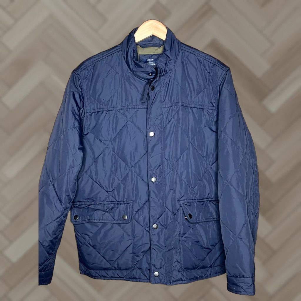 J.Crew J.Crew Jacket Mens Spring Quilted Navy M Size M / US 6-8 / IT 42-44 - 1 Thumbnail