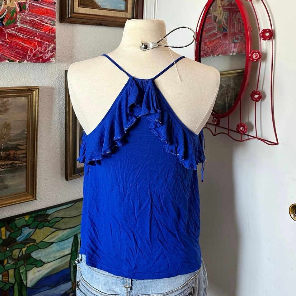 Express express navy blue tank top Size XS / US 0-2 / IT 36-38 - 3 Thumbnail