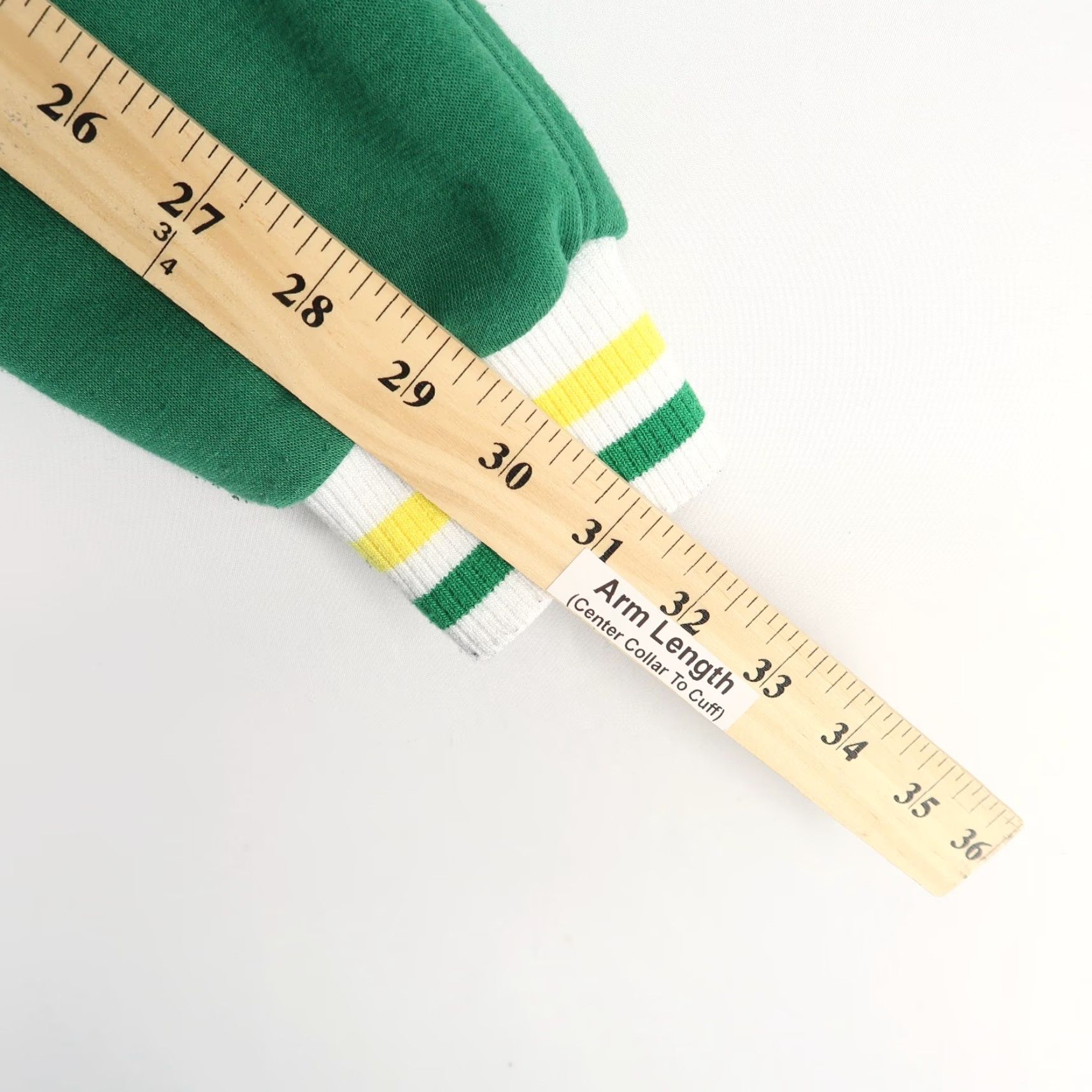 Vintage Waggle Sweatshirt Adult XS Green Chenille Patch Golf Azalea Collection Size US XS / EU 42 / 0 - 6 Thumbnail