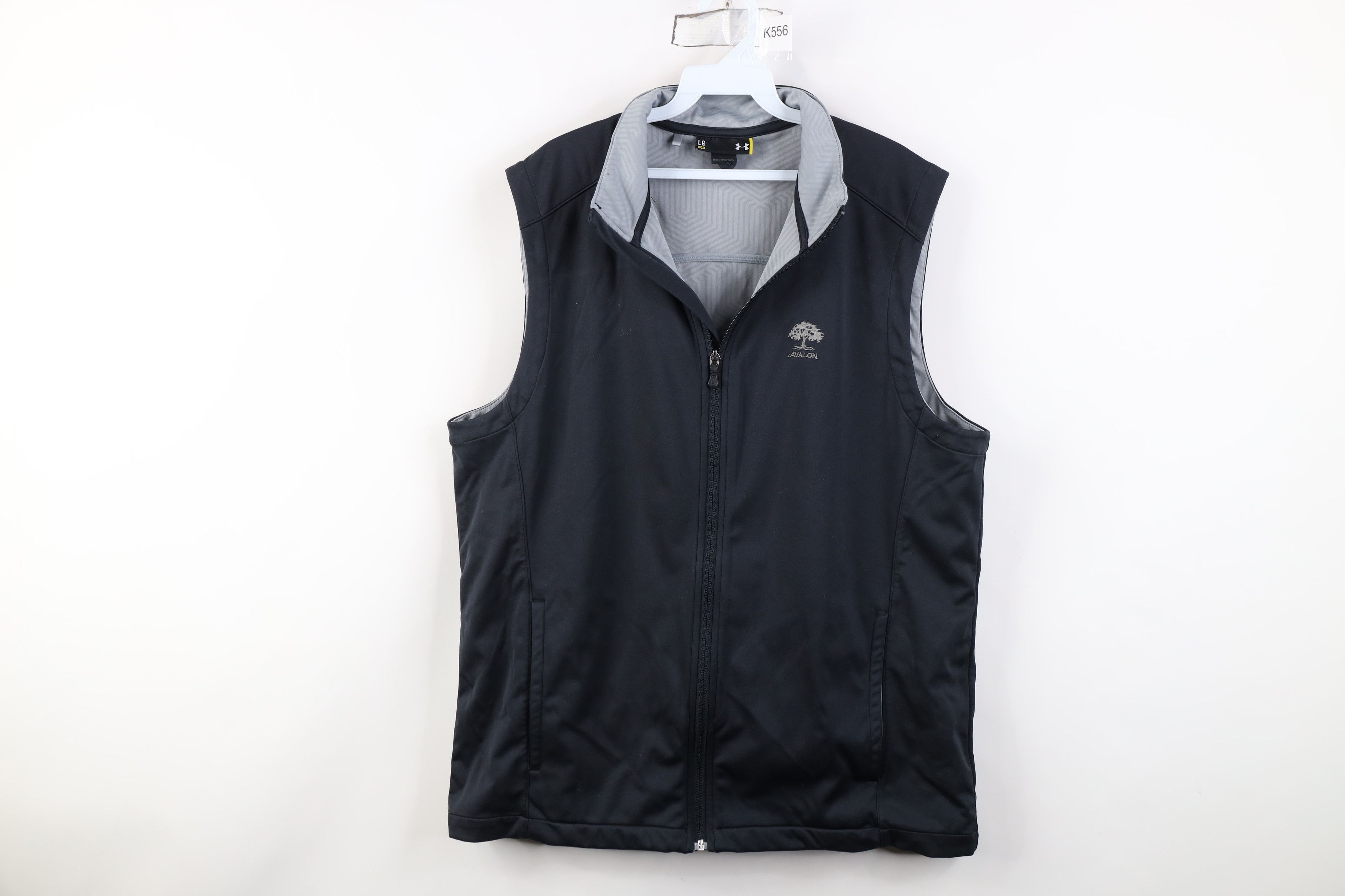 Under Armour Fit Infrared Full Zip Golfing Vest Jacket Black