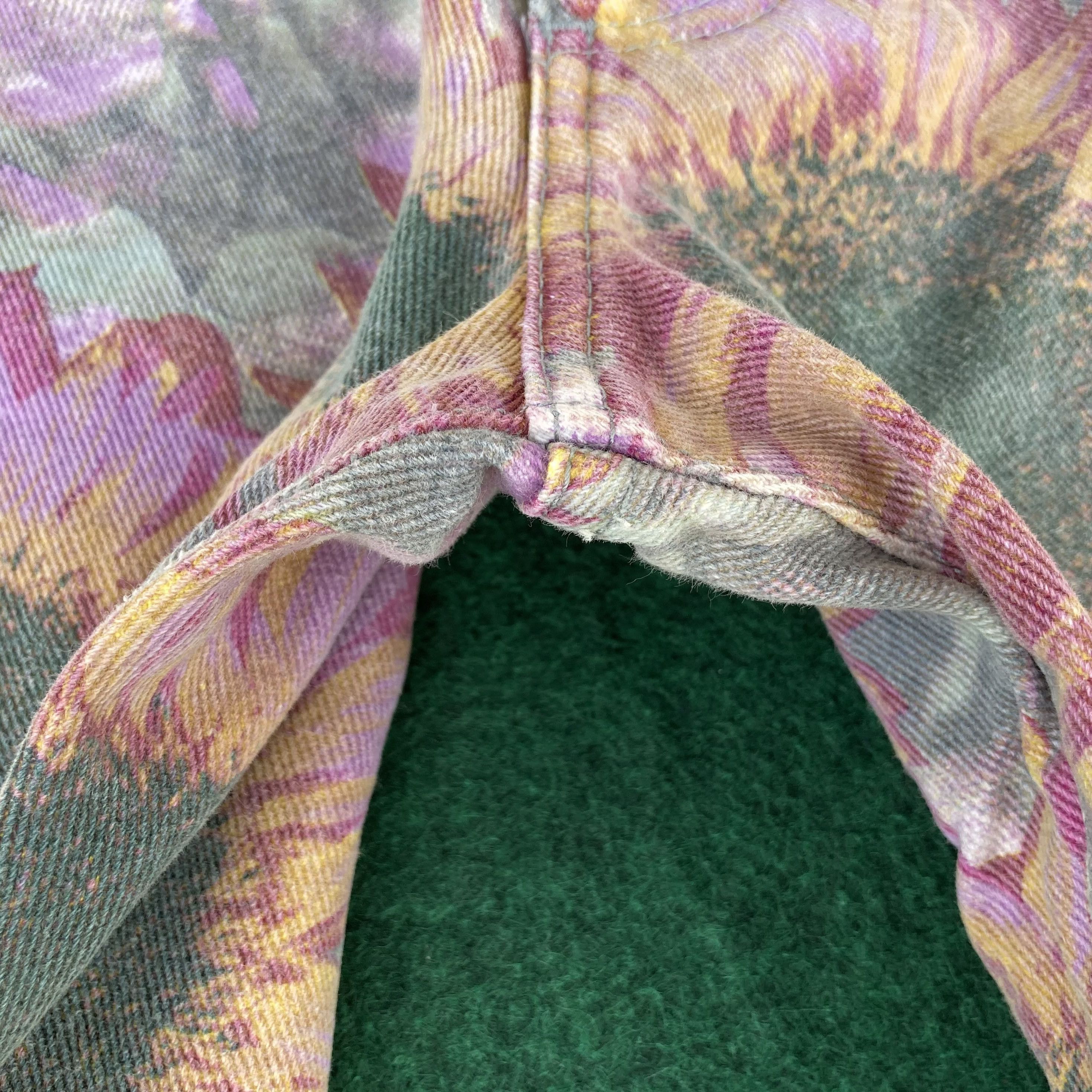 Designer × Oxbow × Vintage Vtg Oxbow Sun Flower Pant High Rise Tapered Leg Jeans Size US 28 / EU 44 - 9 Thumbnail