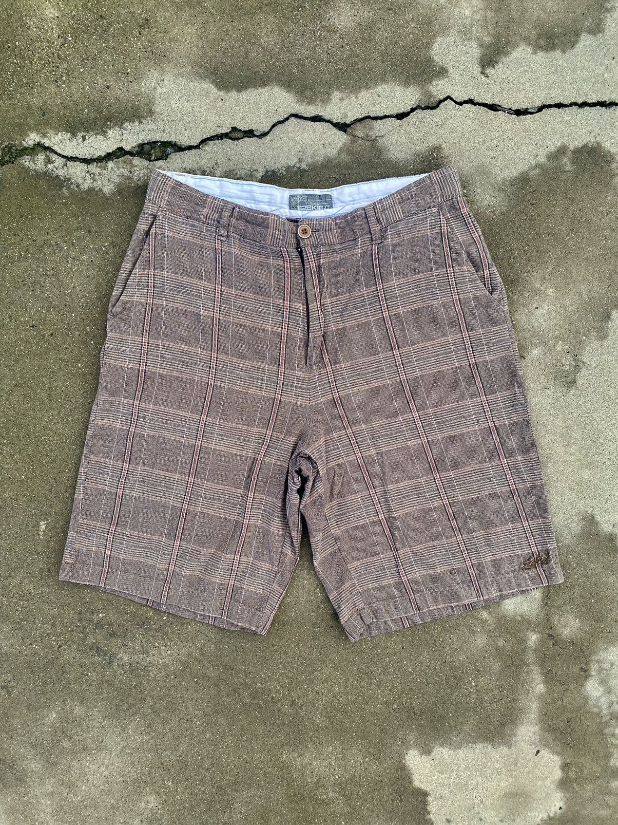 Vintage plaid shorts