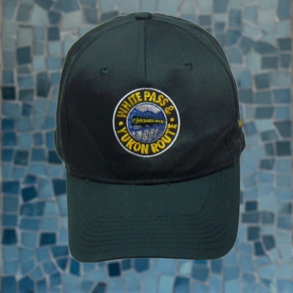 Vintage White Pass & Yukon Route Skagway Alaska Green Snapback Truckers Cap Mens One Size Fits Most Adjustable Railroad Patch Cap Size ONE SIZE - 1 Thumbnail