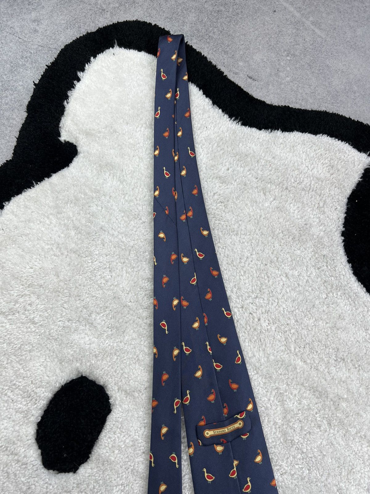 Stefano Ricci Vintage Stefano Ricci Italy Silk Luxury Duck Tie Size ONE SIZE - 8 Thumbnail
