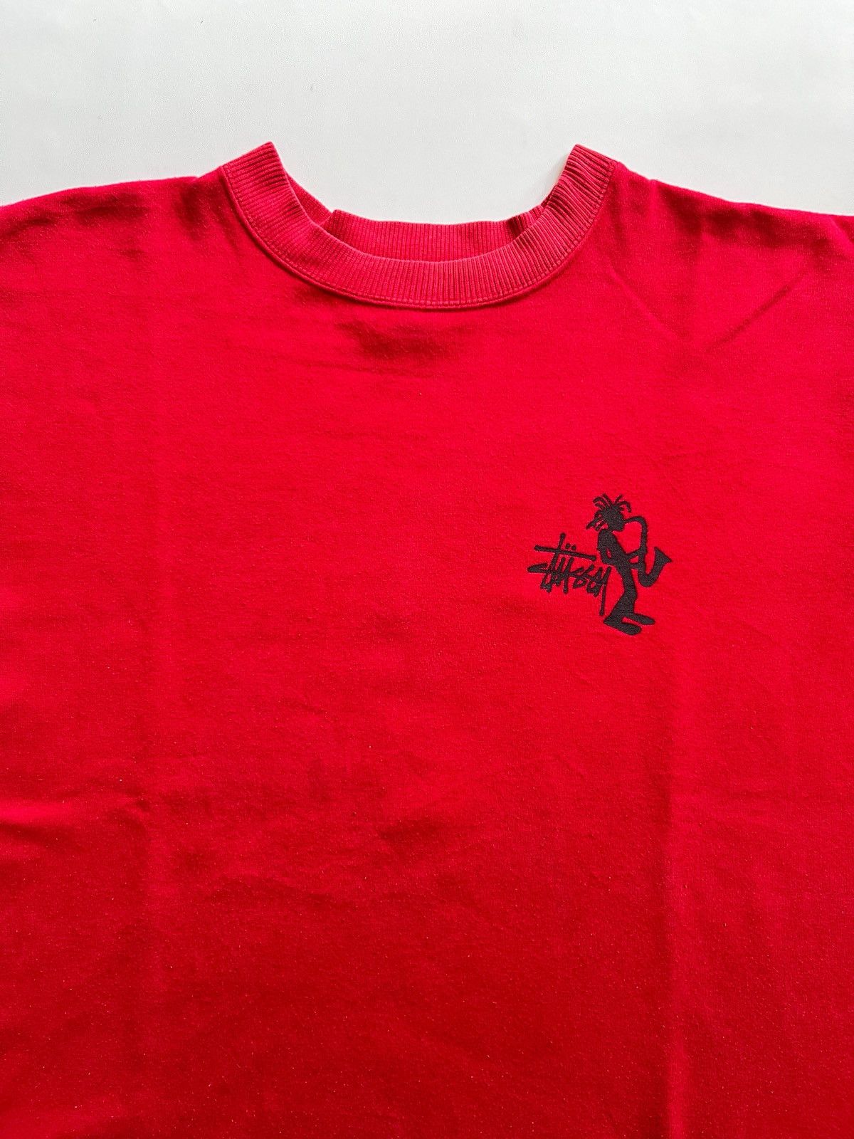 Stussy stussy stickman logo sweatshirt maroon vintage 00s Size US M / EU 48-50 / 2 - 3 Thumbnail