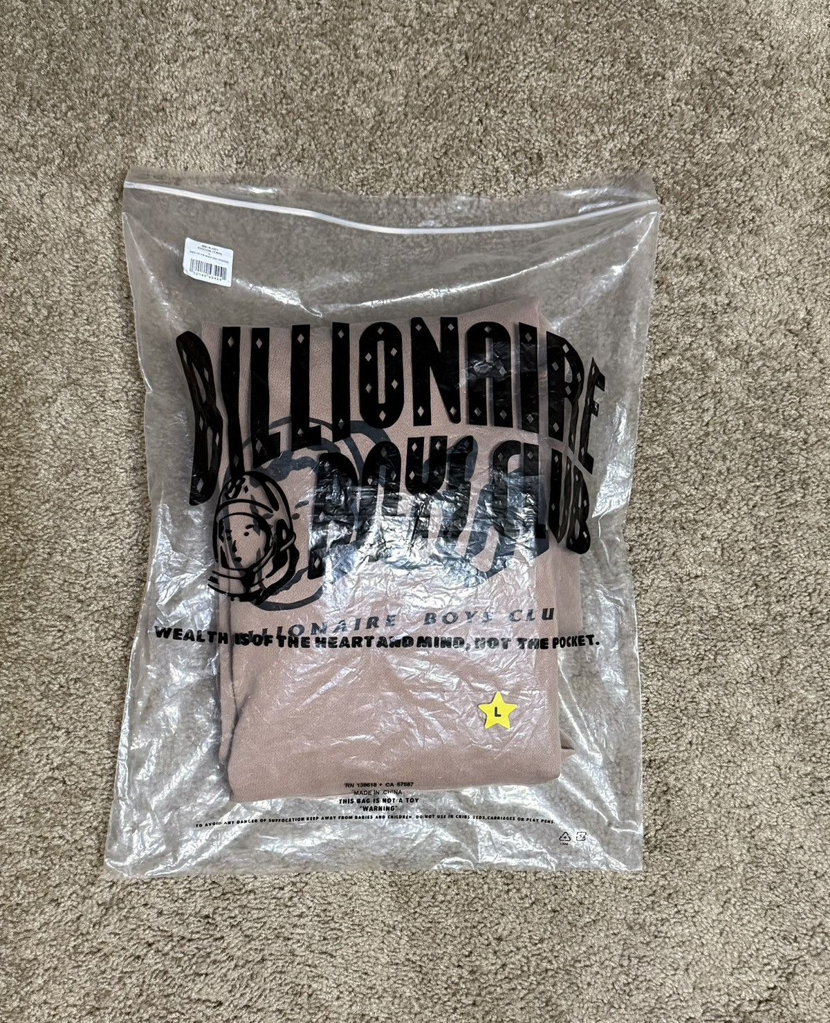 Billionaire Boys Club Billionaire Boys Club 15th Anniversary OG Logo Hoodie Coacoa Size US L / EU 52-54 / 3 - 7 Thumbnail