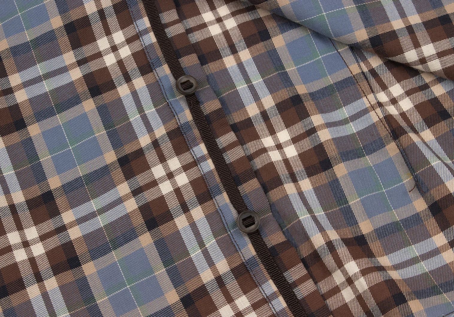 Dolce & Gabbana Multi Cotton Rib Check Western Yoke Shirt Size M Size US M / EU 48-50 / 2 - 9 Thumbnail