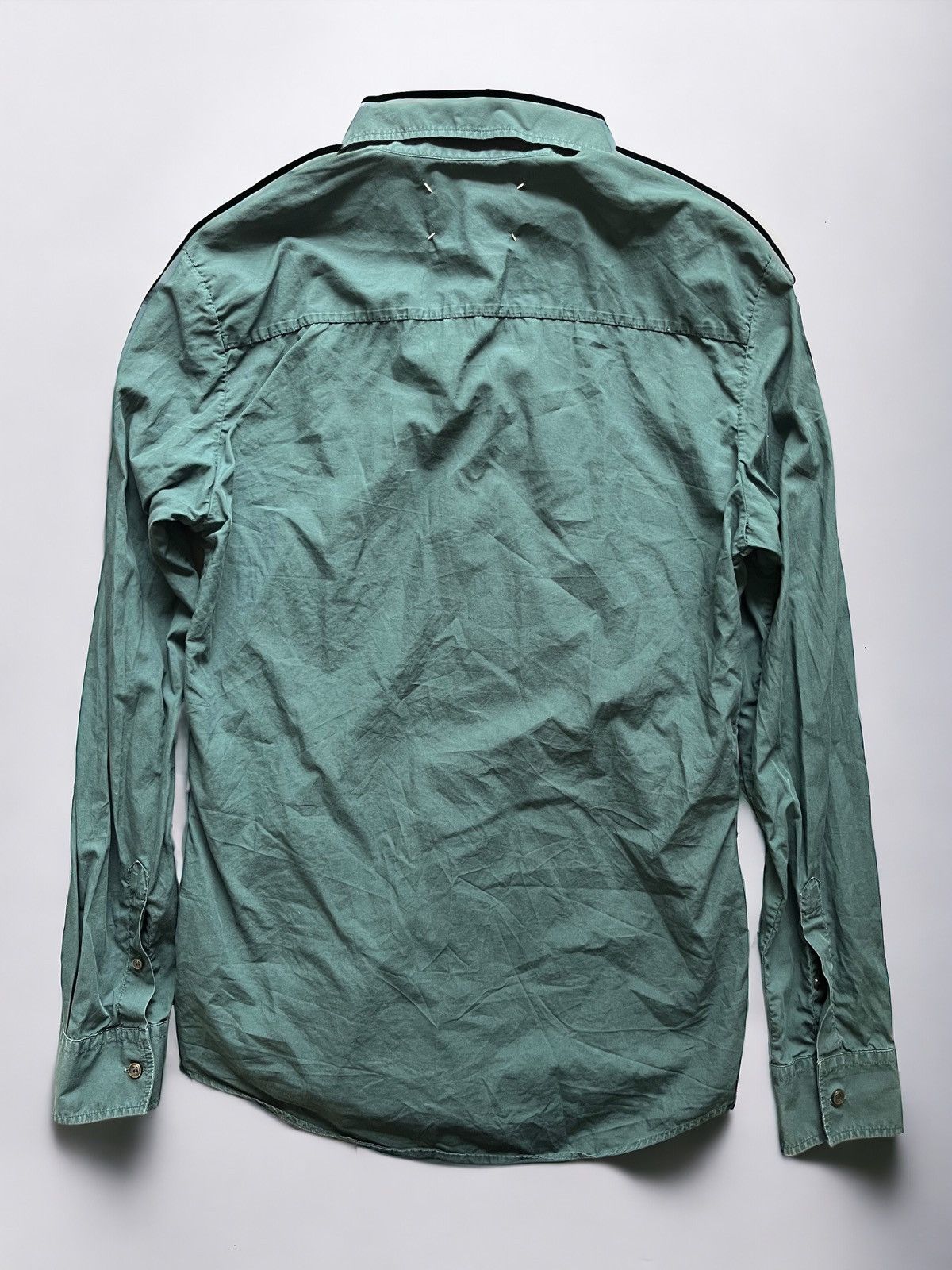 Maison Margiela Margiela SS14 green forest shirt Size US M / EU 48-50 / 2 - 13 Thumbnail