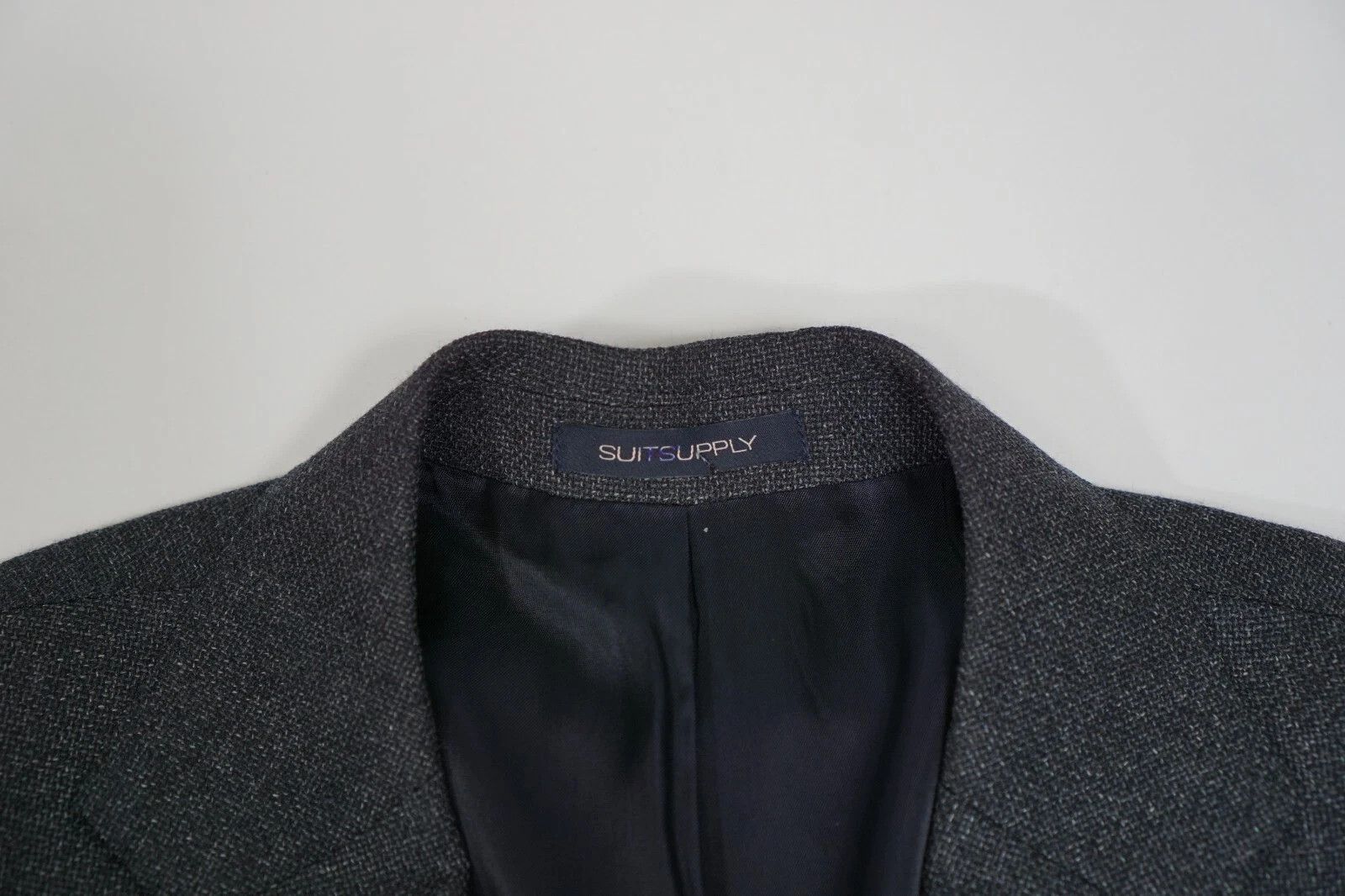 Suitsupply Men Suitsupply Blazer Napoli Single Breasted Reda Grey US38 Size 38R - 3 Thumbnail