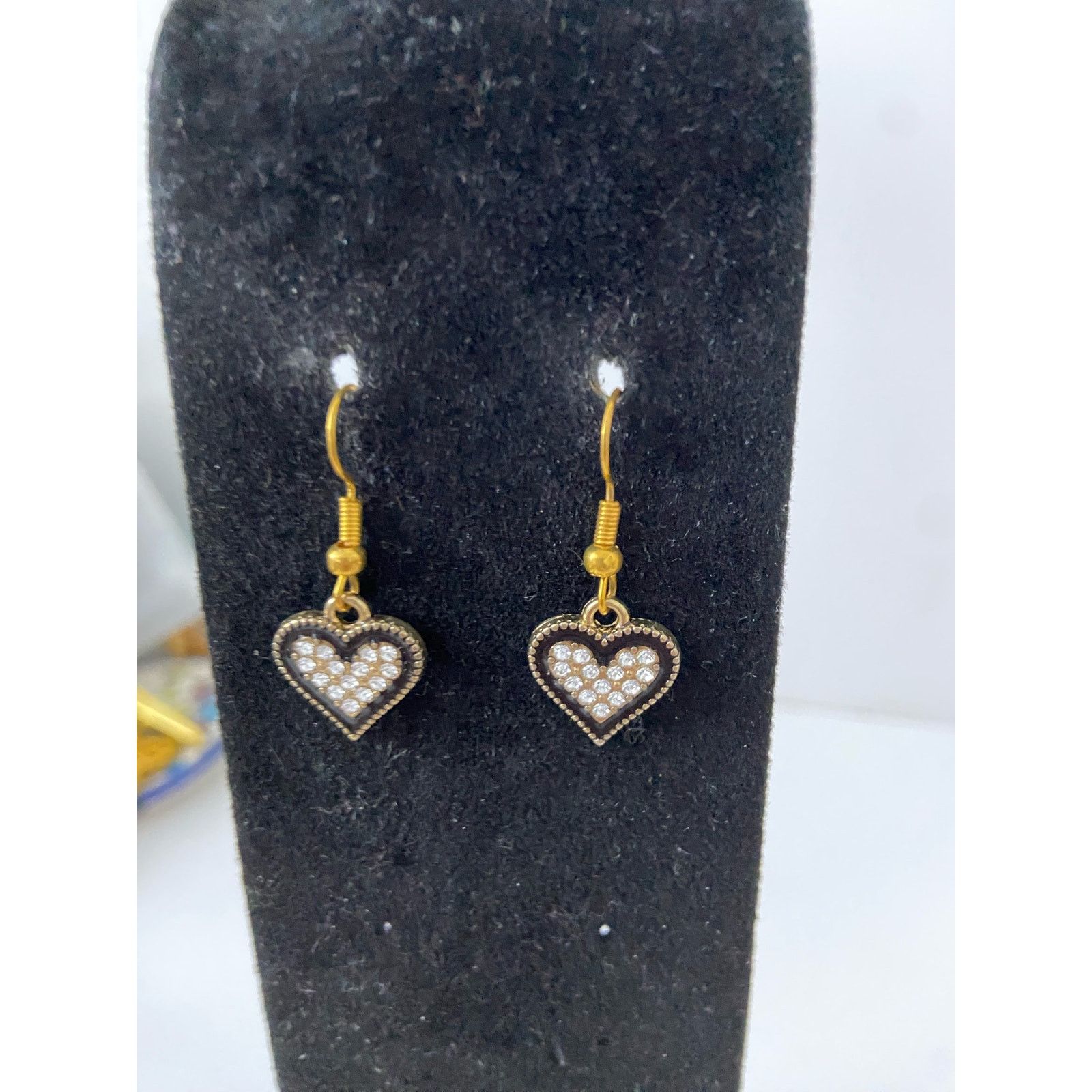 Handmade Heart earrings Size ONE SIZE - 1 Thumbnail