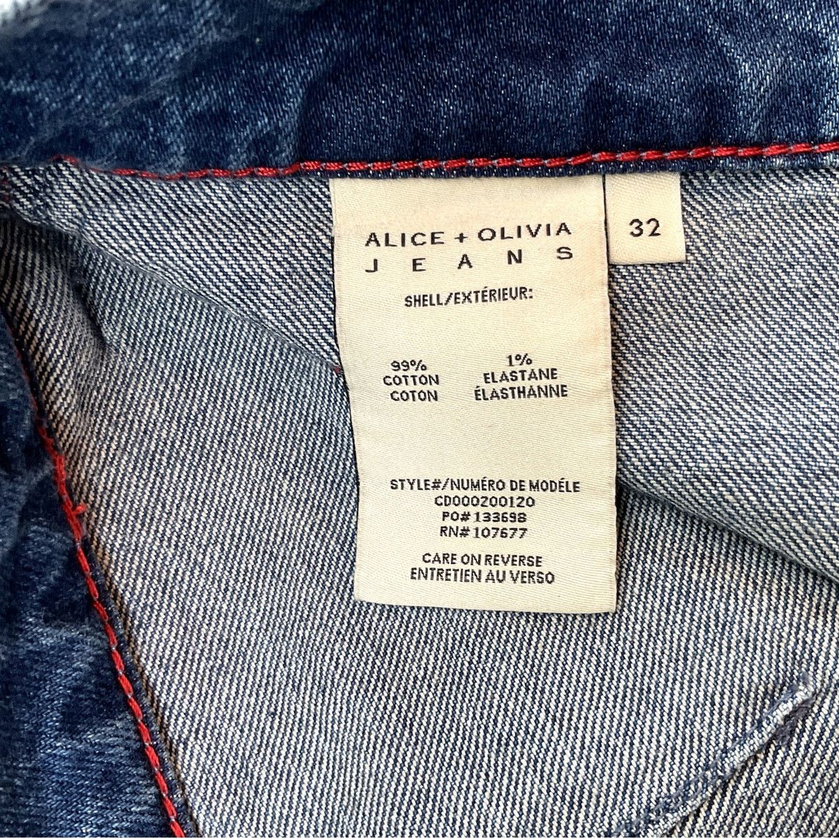 Alice + Olivia ALICE + OLIVIA Brian low-rise wide-leg jeans - Size 32 NWT Size 32" / US 10 / IT 46 - 6 Thumbnail