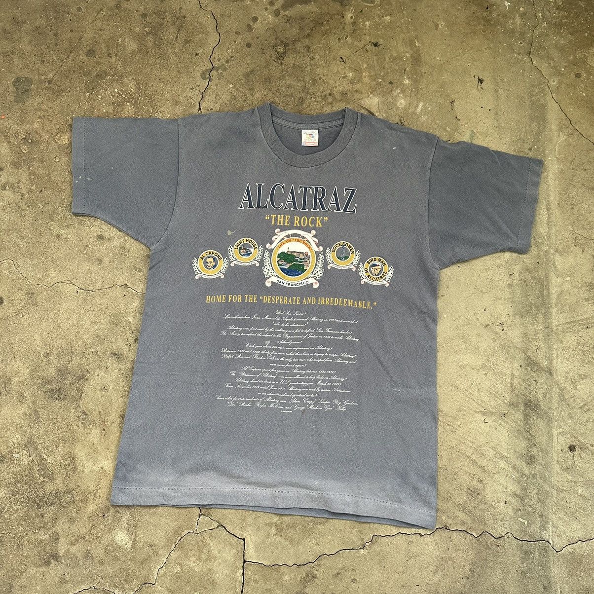 Vintage Vtg 90s ALCATRAZ The Rock Movie Tee Shirt Size US L / EU 52-54 / 3 - 2 Thumbnail