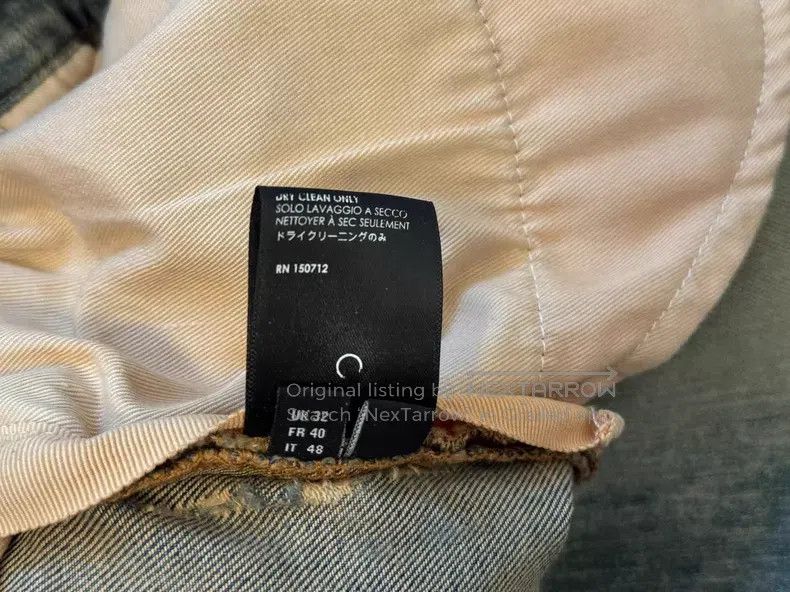 Amiri Amiri Yellow mud water-washed denim pants Size US 32 / EU 48 - 8 Thumbnail