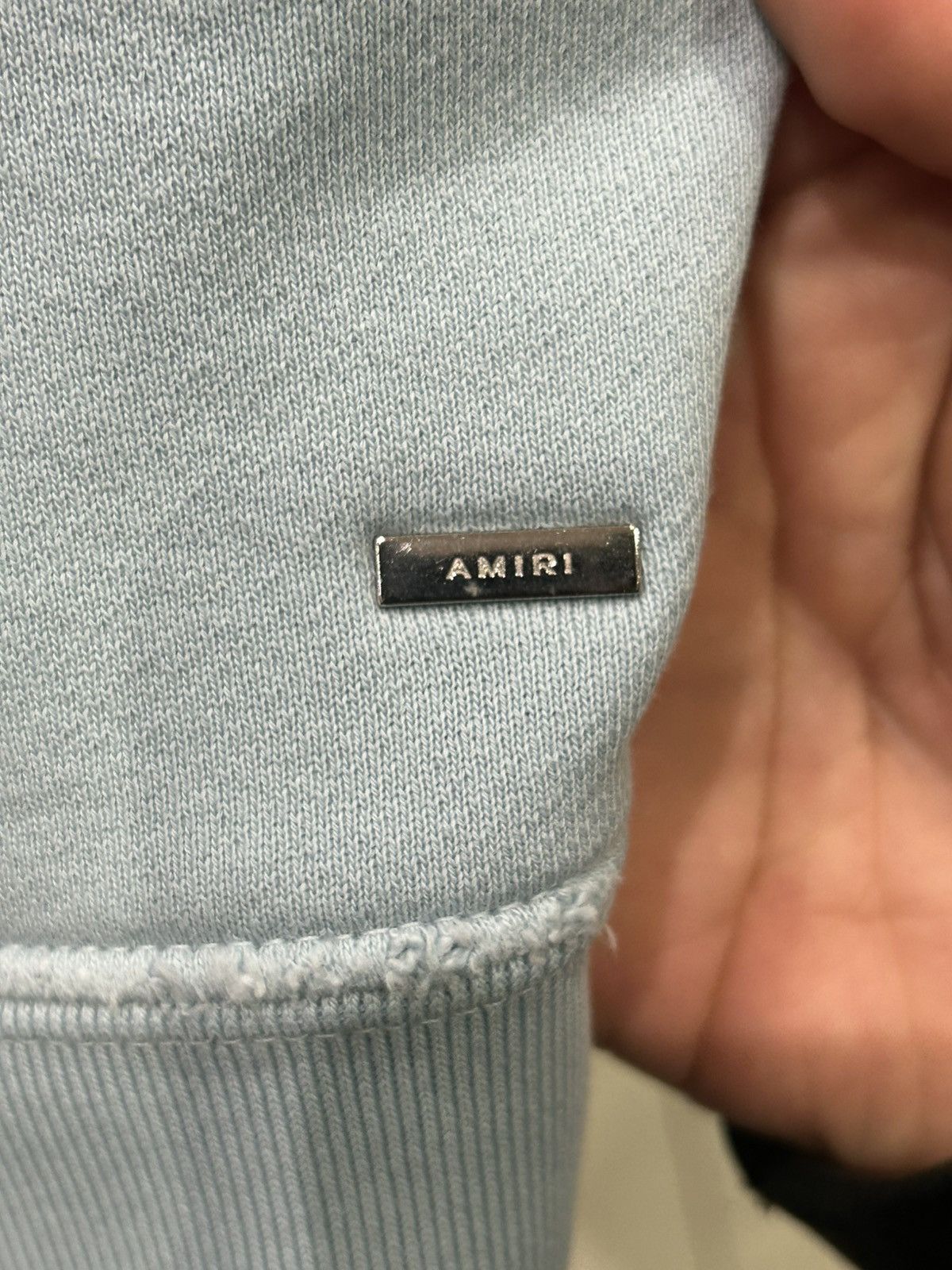 Amiri Amiri 22 hoodie baby blue Size US L / EU 52-54 / 3 - 3 Thumbnail
